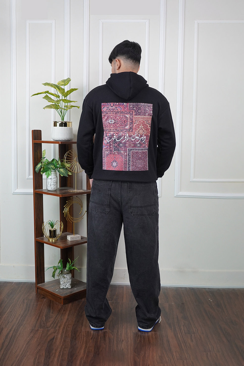 Persian Heritage Patchwork Hoodie in Pakistan