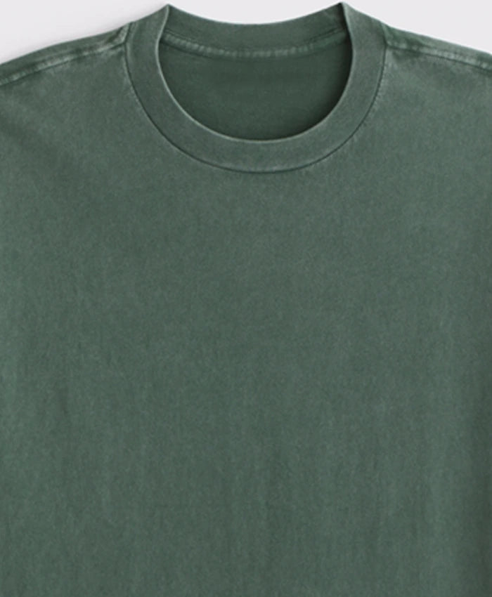 Plain Dark Green Tees