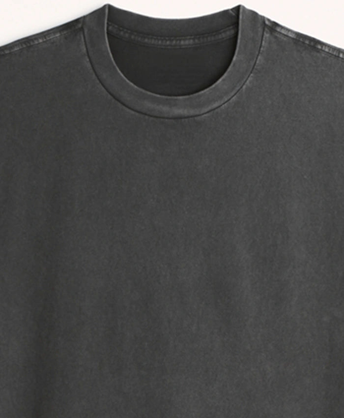 Plain Dark Grey Tee
