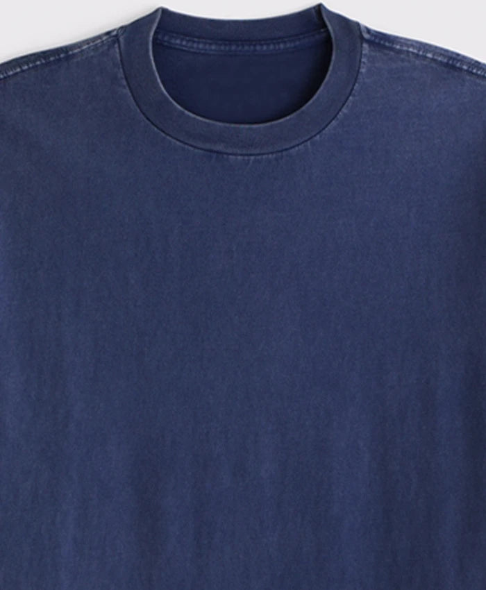 Plain Navy Blue Tees