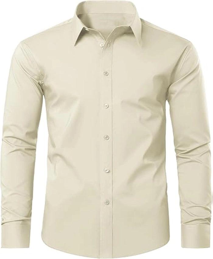 Plain Cream Formal Shirt