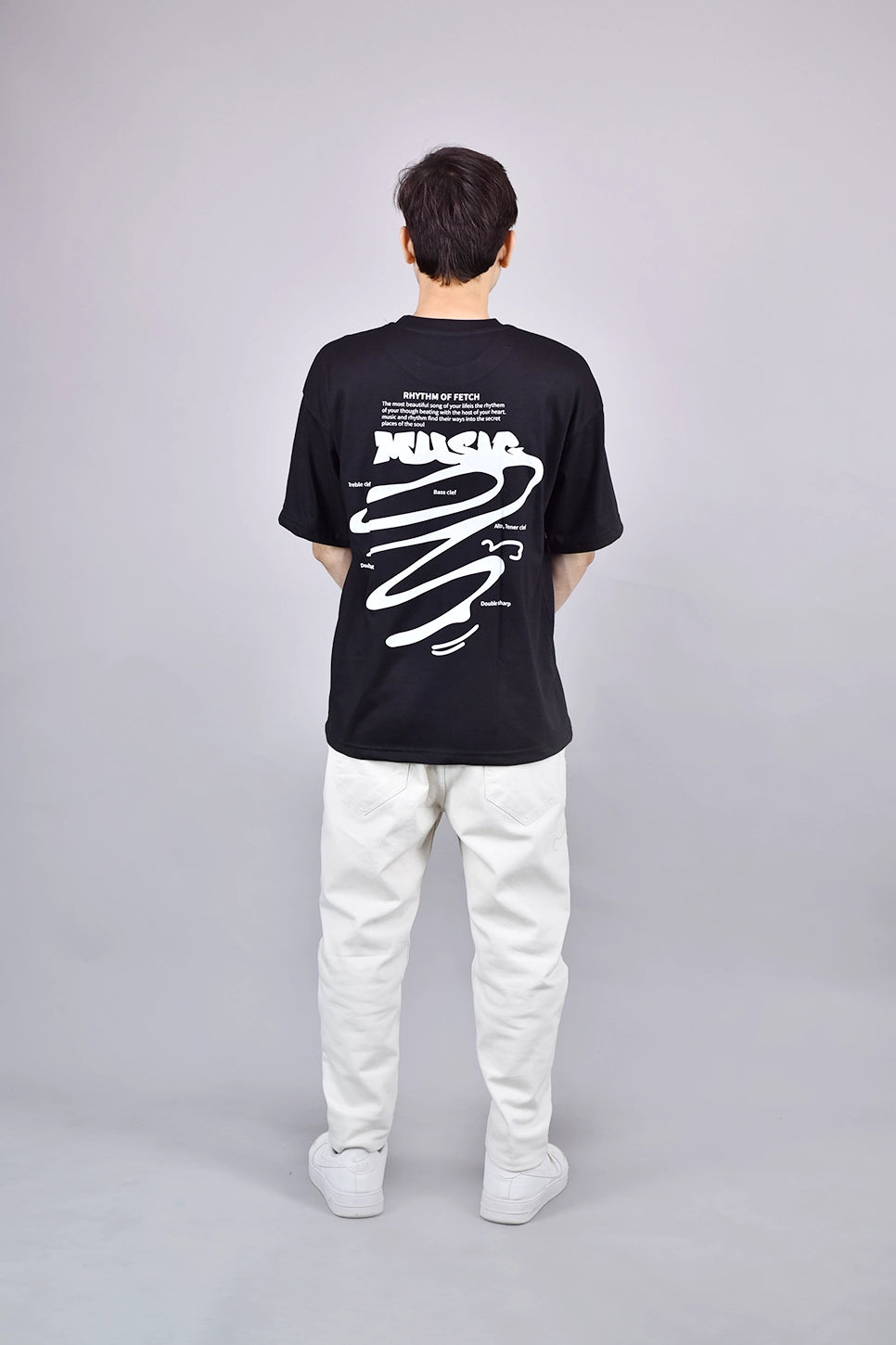 Buy Rhythm of Fetch Music Oversized T-Shirt