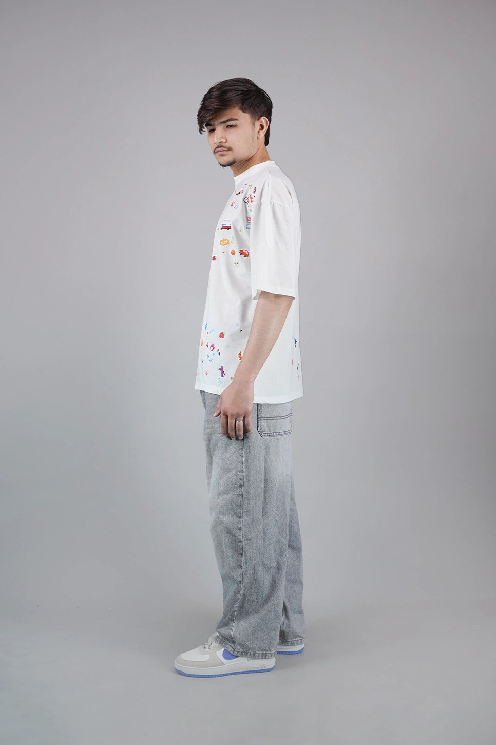 Sticker Bomb Oversized T-Shirt