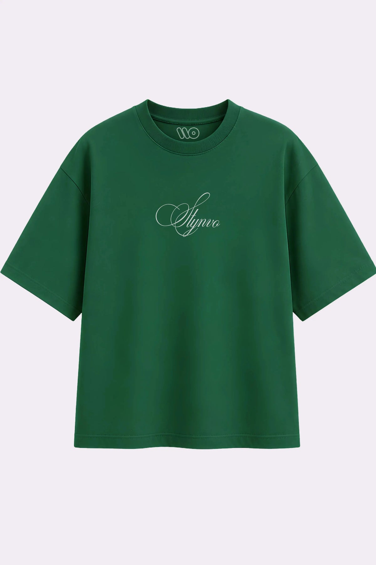 STYNVO Green Graphic Oversized T-Shirt