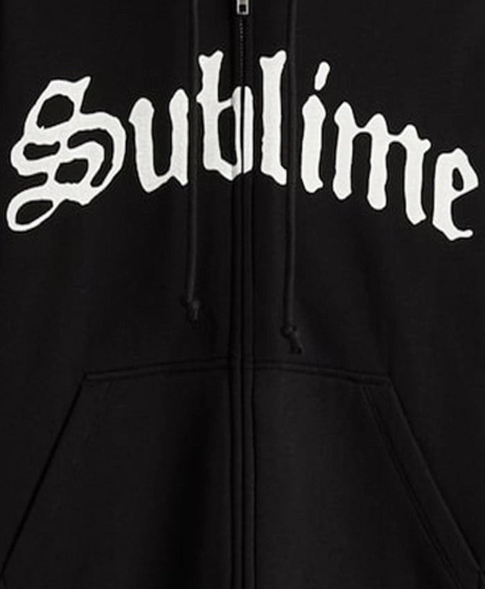 Sublime Oversized Black Hoodie