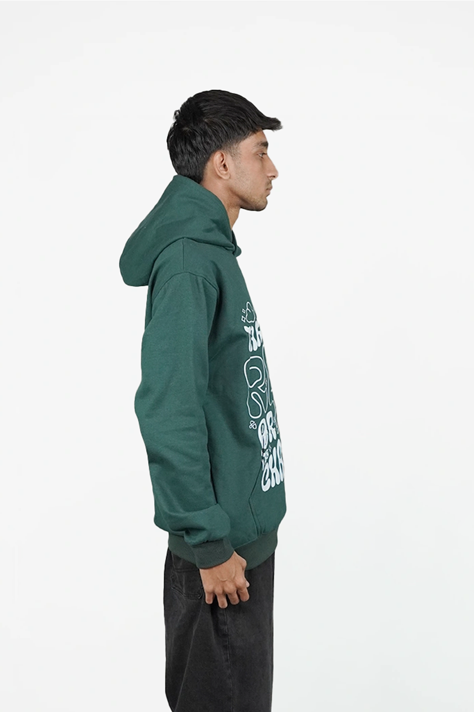 Take the Risk Or Loss The Chance Hoodie- Green