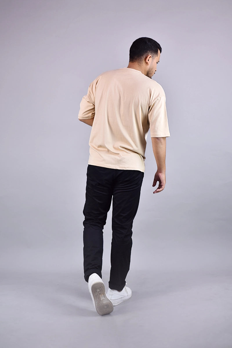 Tan Box Head Character T-Shirt