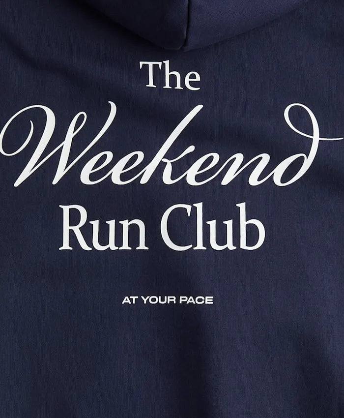 The Weekend Run Club Blue Hoodie
