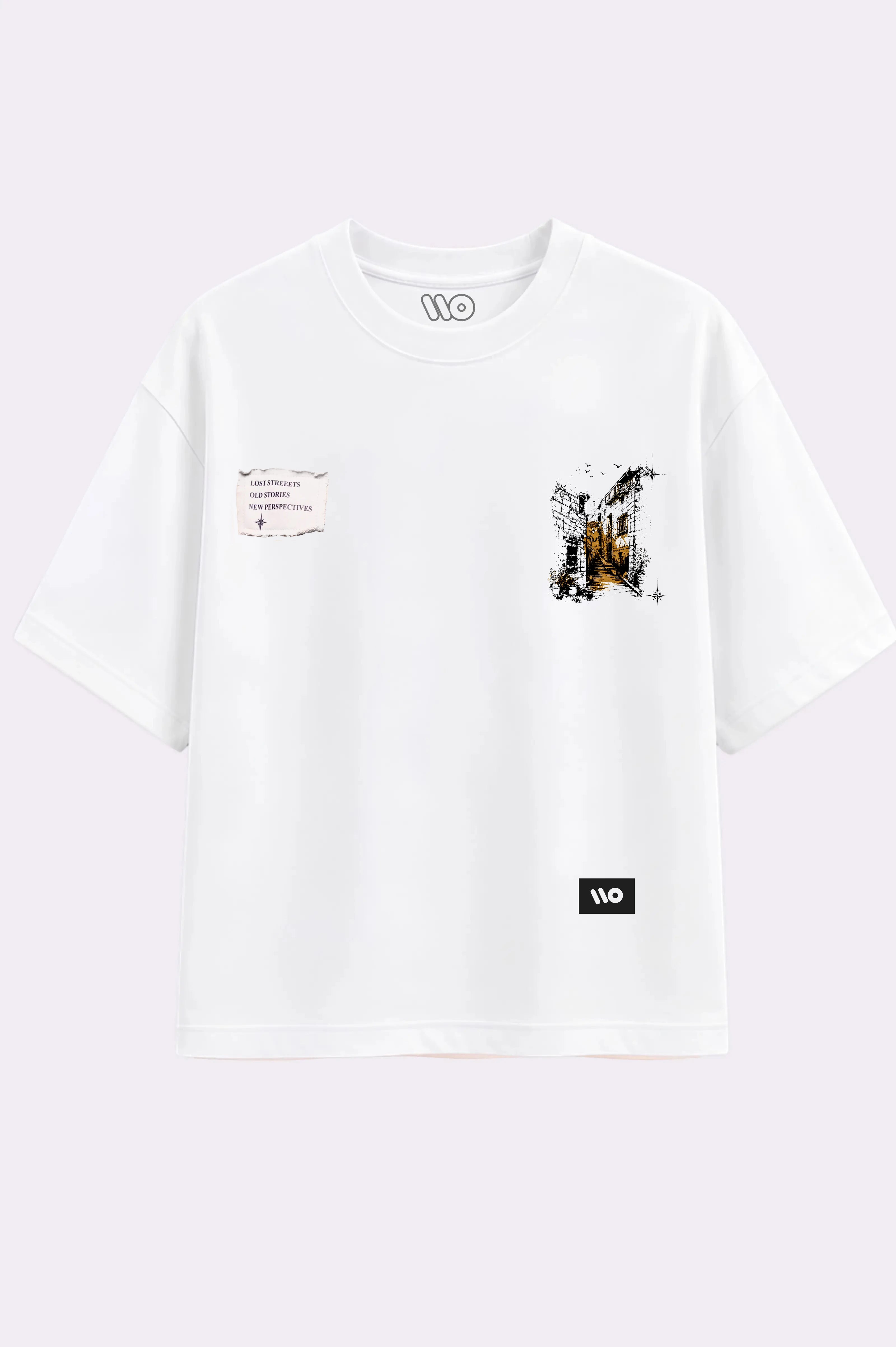 Vintage Streetwear White Graphic T-Shirt