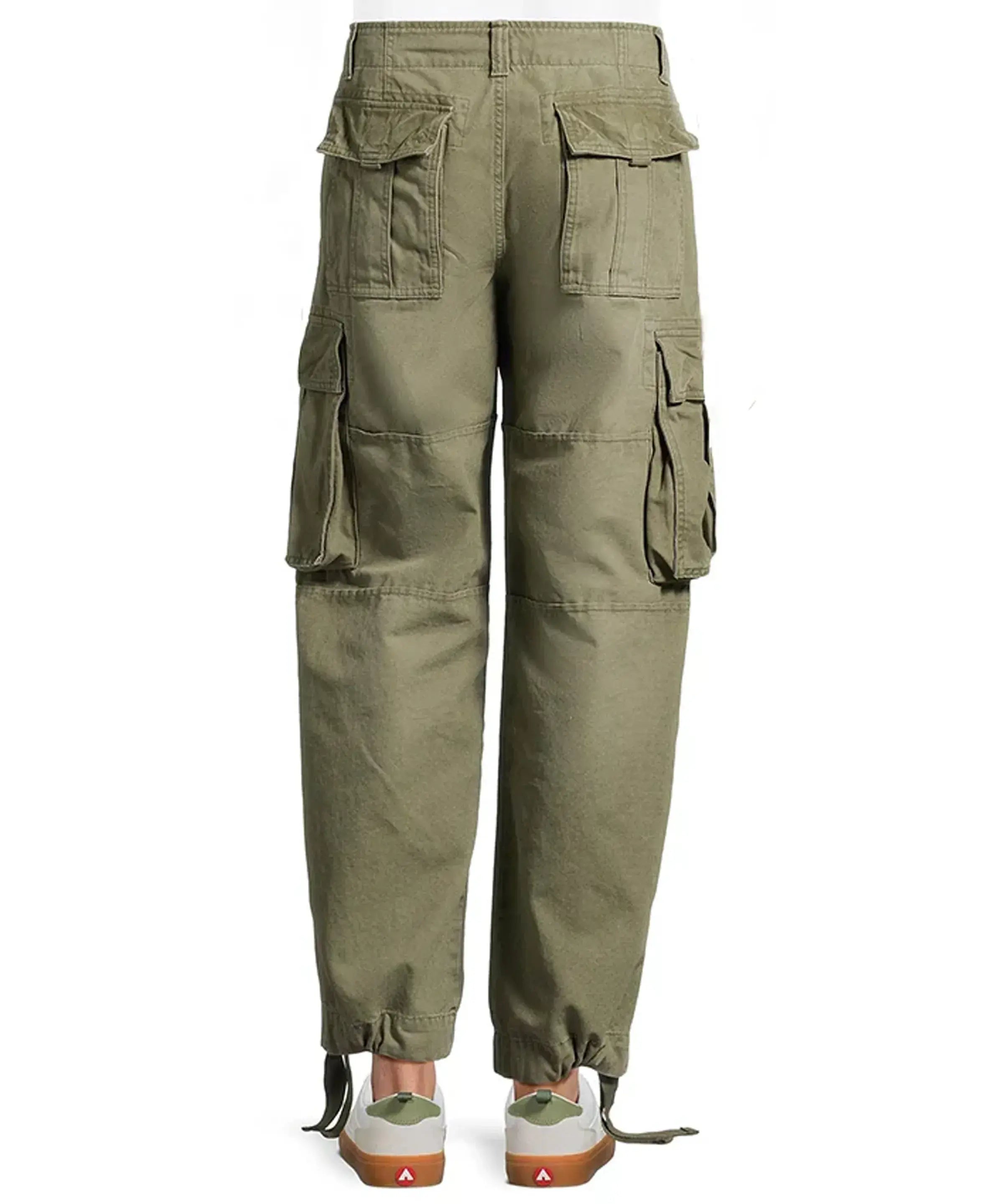 Wide Leg Cargo Pant - Green