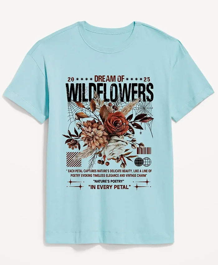 Wild Flower Oversized T-shirt