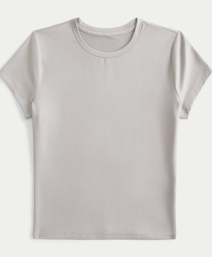 women Soft Cotton Basic Tee