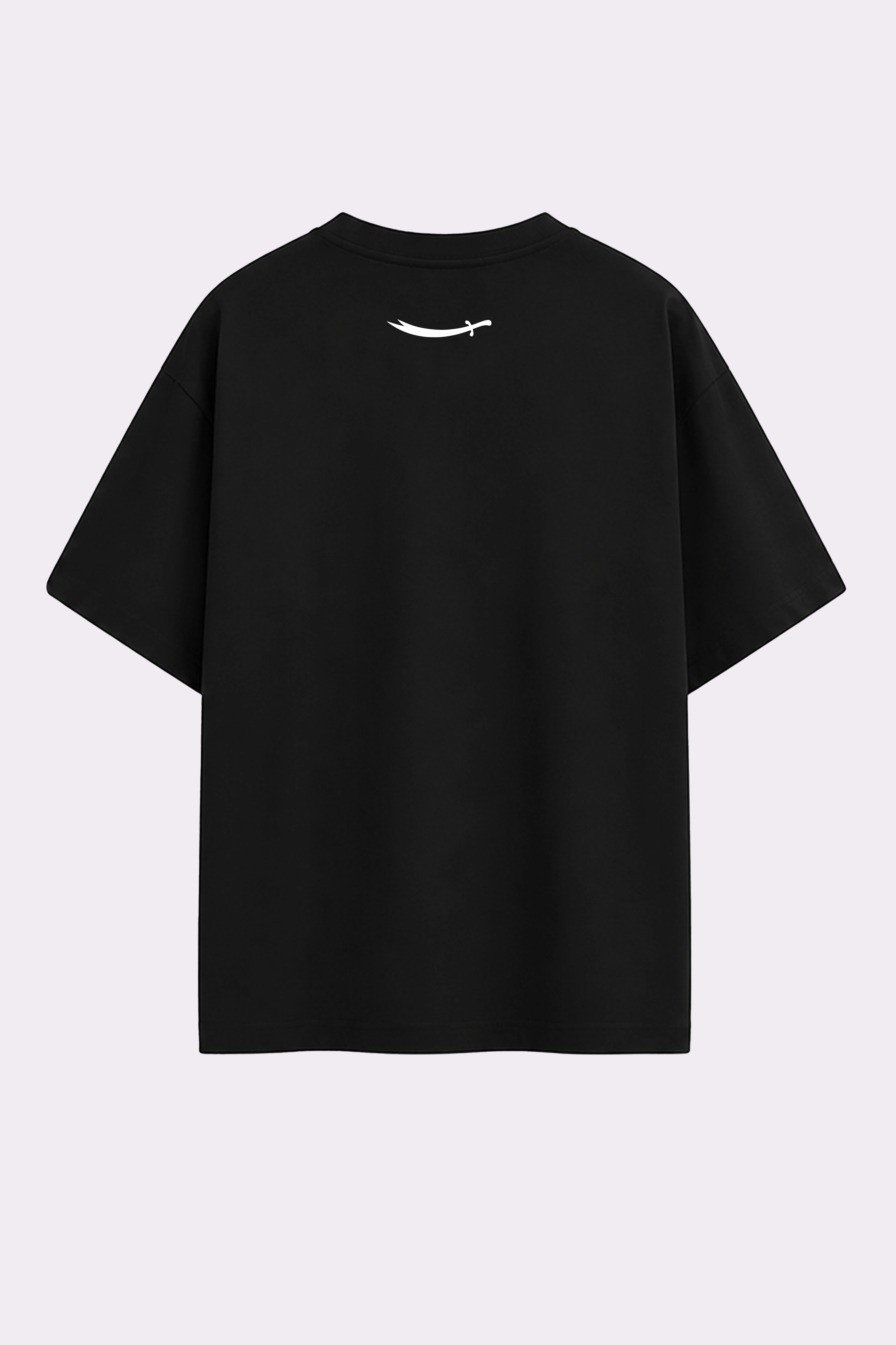Black Arabic Calligraphy Graphic T-Shirt