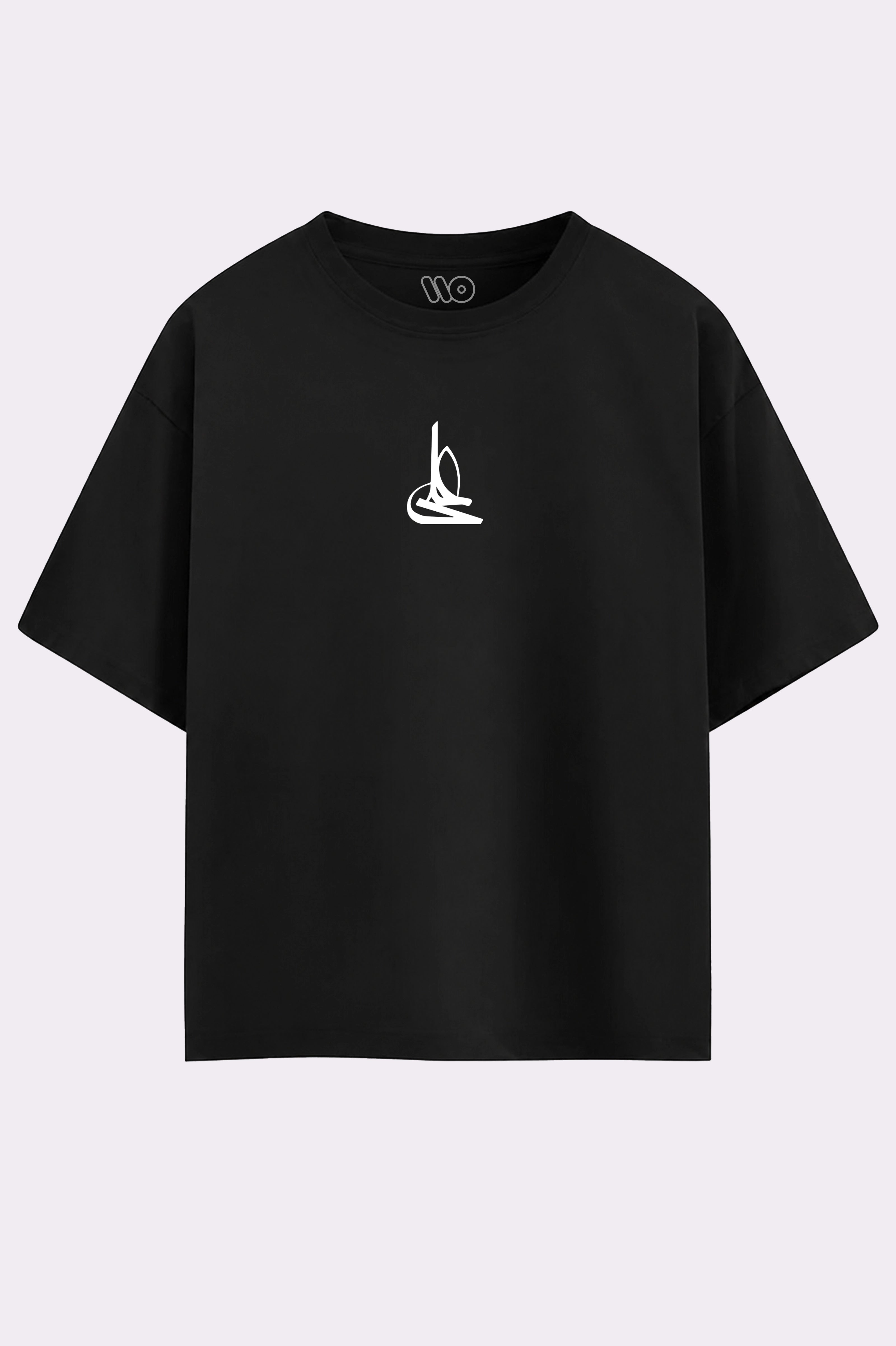 Black Arabic Calligraphy Graphic T-Shirt