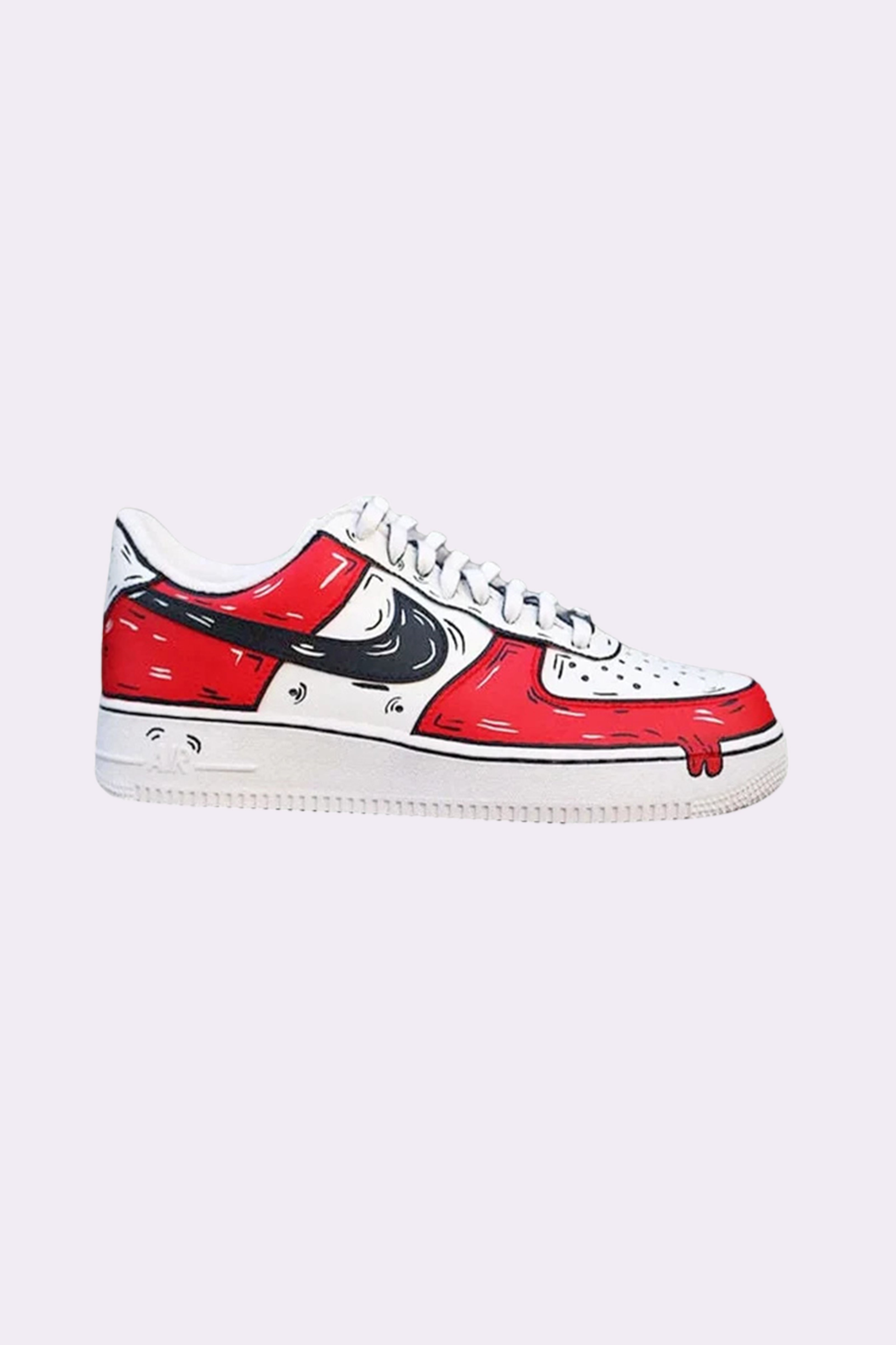 Custom AF1 Cartoon Drip Sneakers