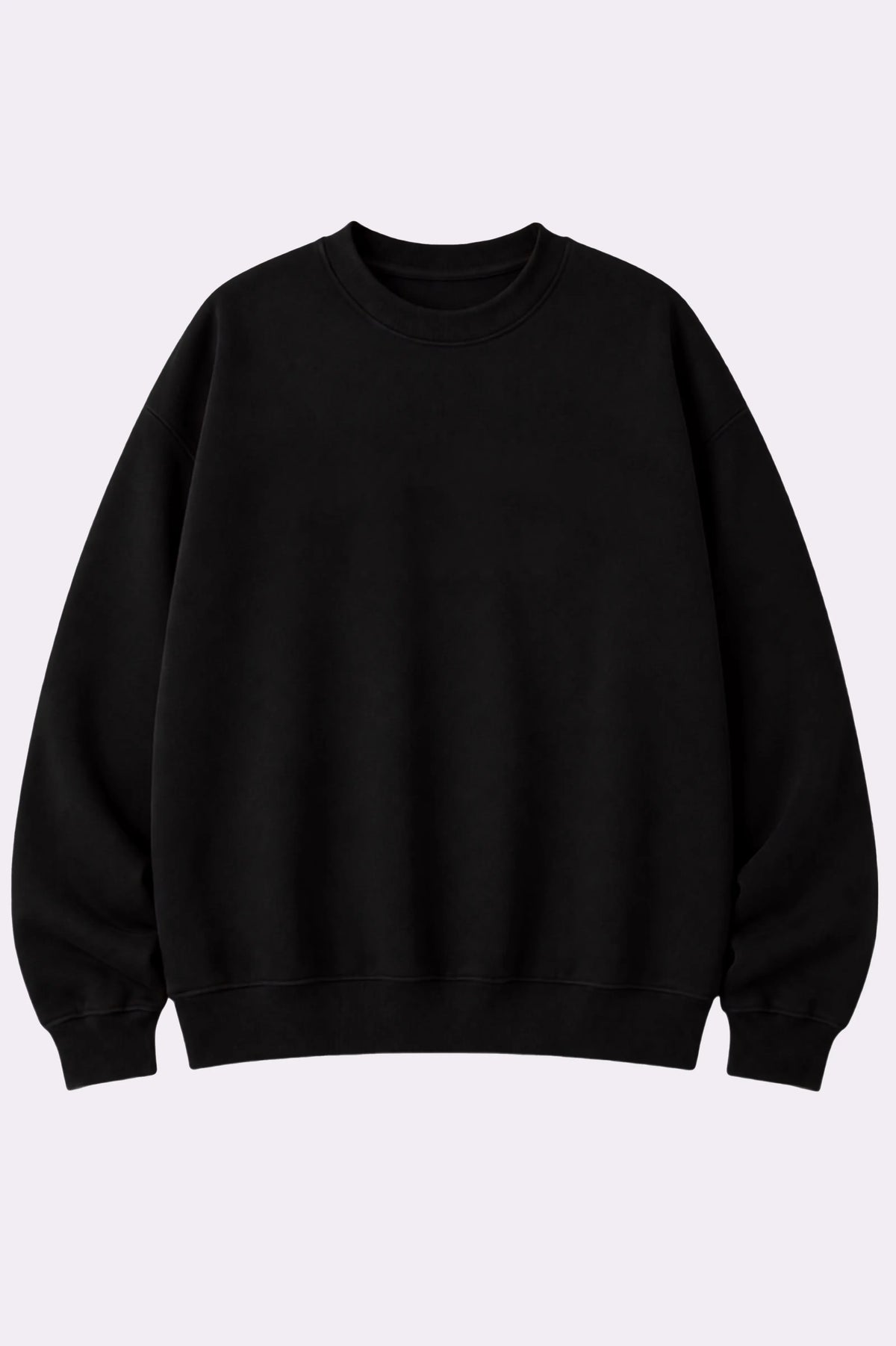 Wearable Outfit Printed Black Sweatshirt