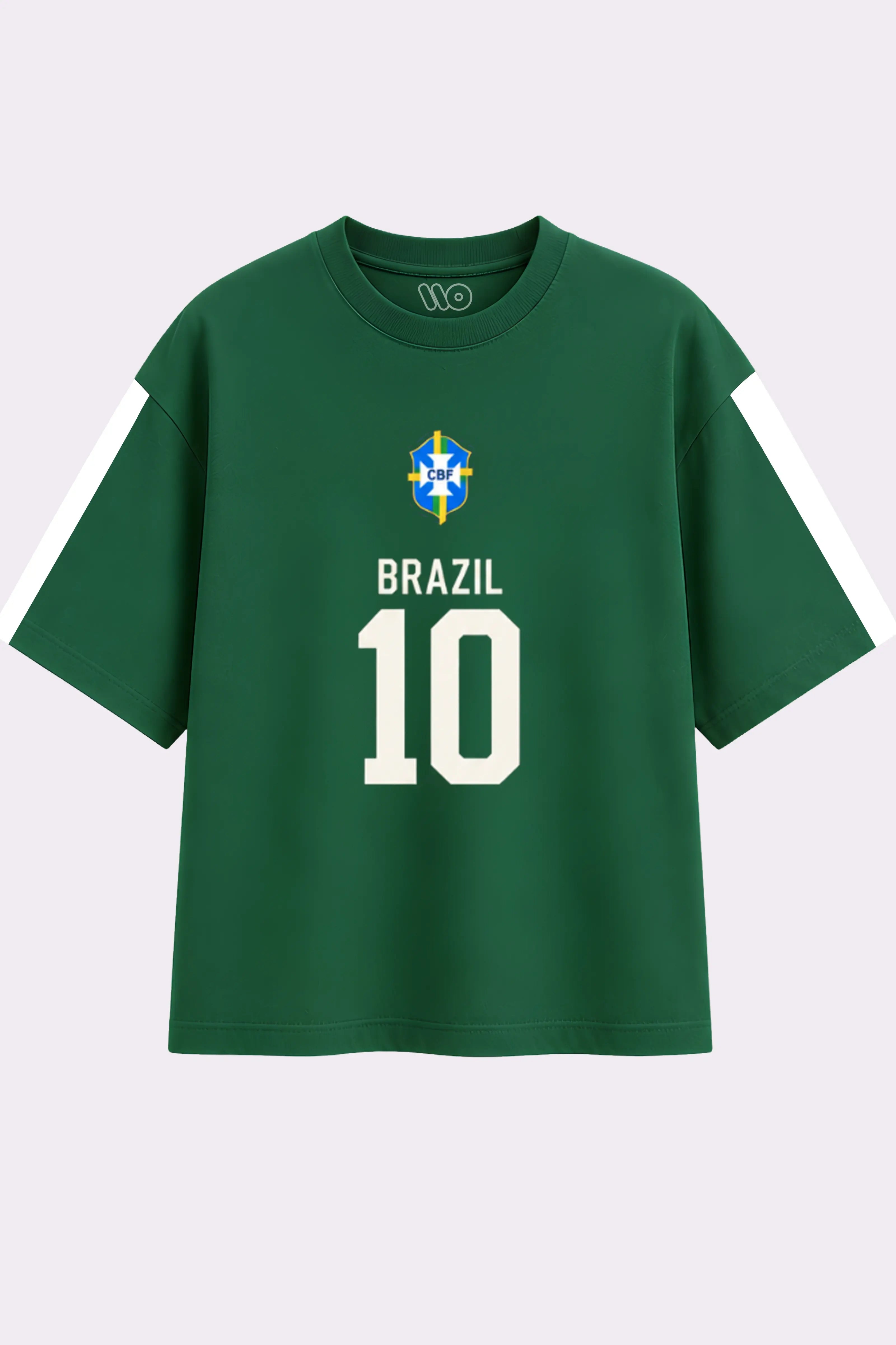 BRAZIL 10 Graphic Green T-Shirt