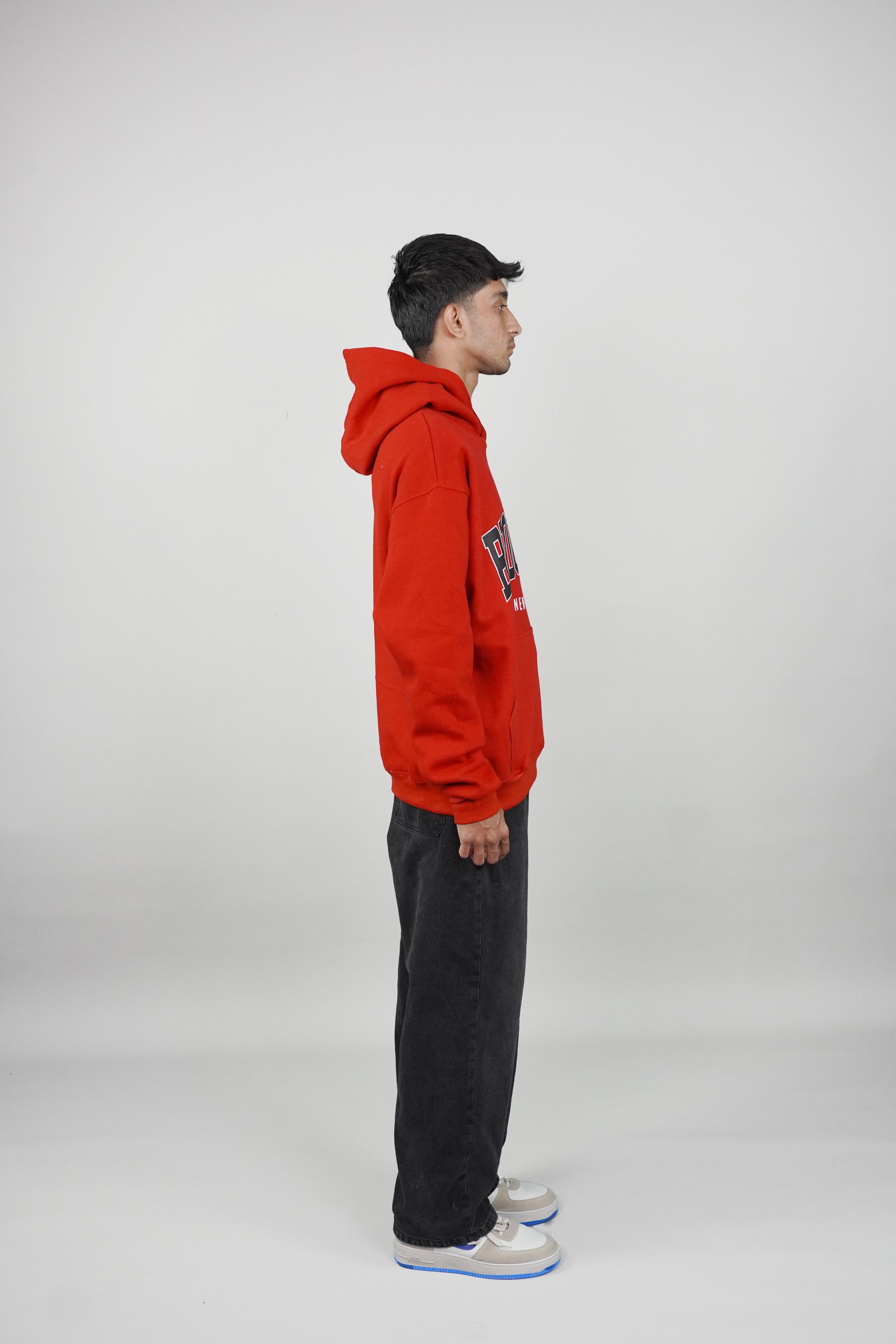 brooklyn New York Pullover Red Hoodie