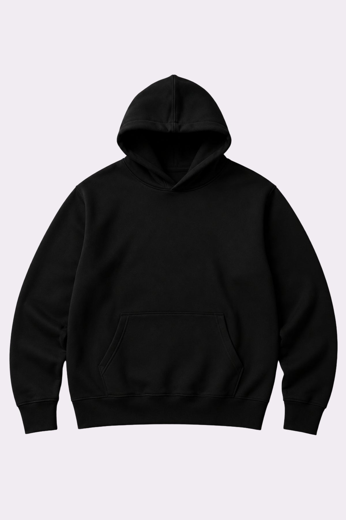 Grumpy Face Black Teen Hoodie