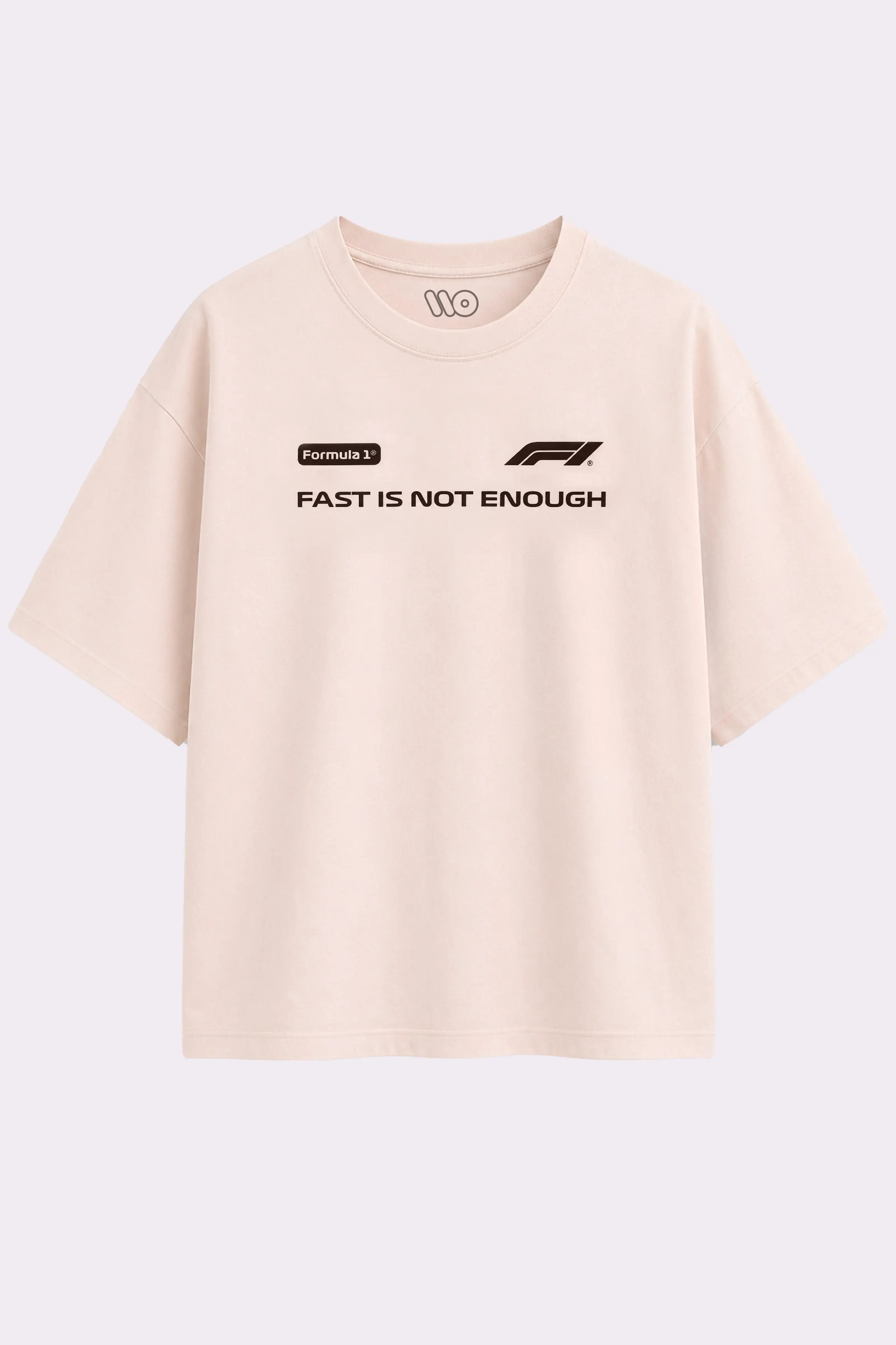 Formula 1 Fast Is Not Enough Beige T-Shirt