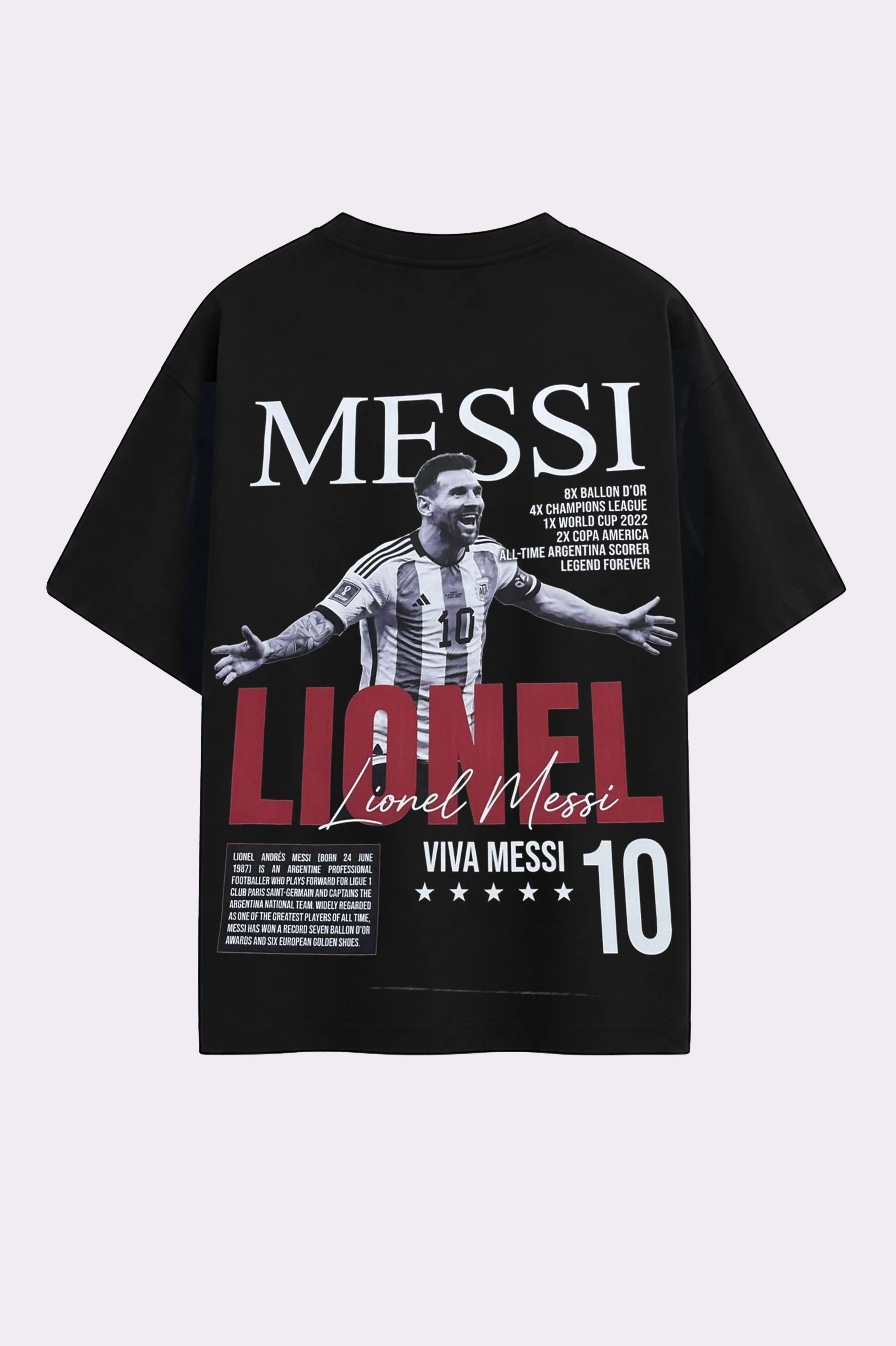 Messi World Cup Champion Graphic T-Shirt