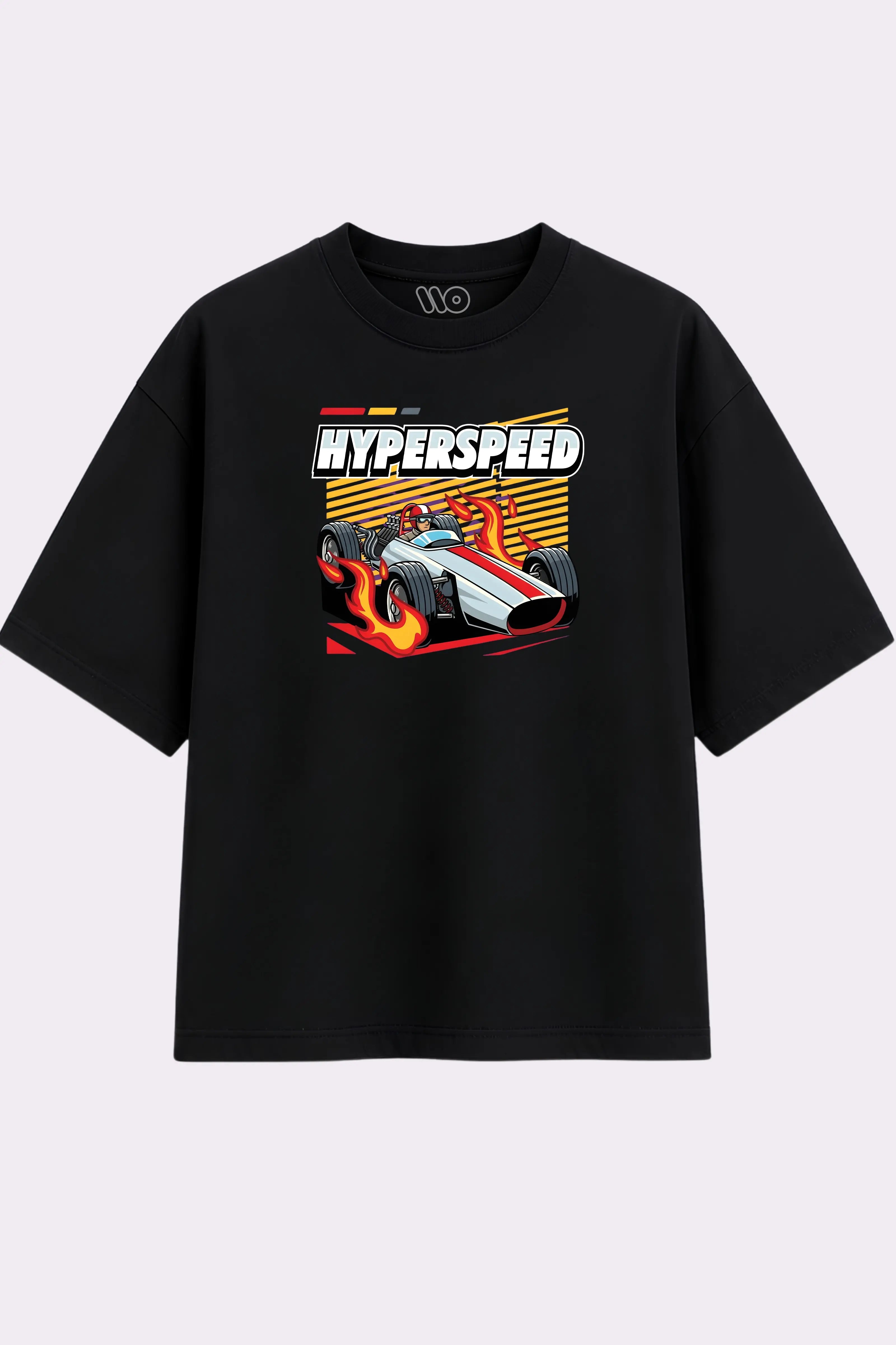 HYPERSPEED Graphic Black T-Shirt