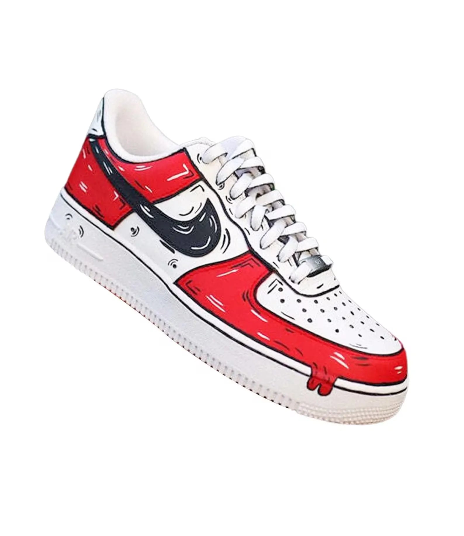 Custom AF1 Cartoon Drip Sneakers