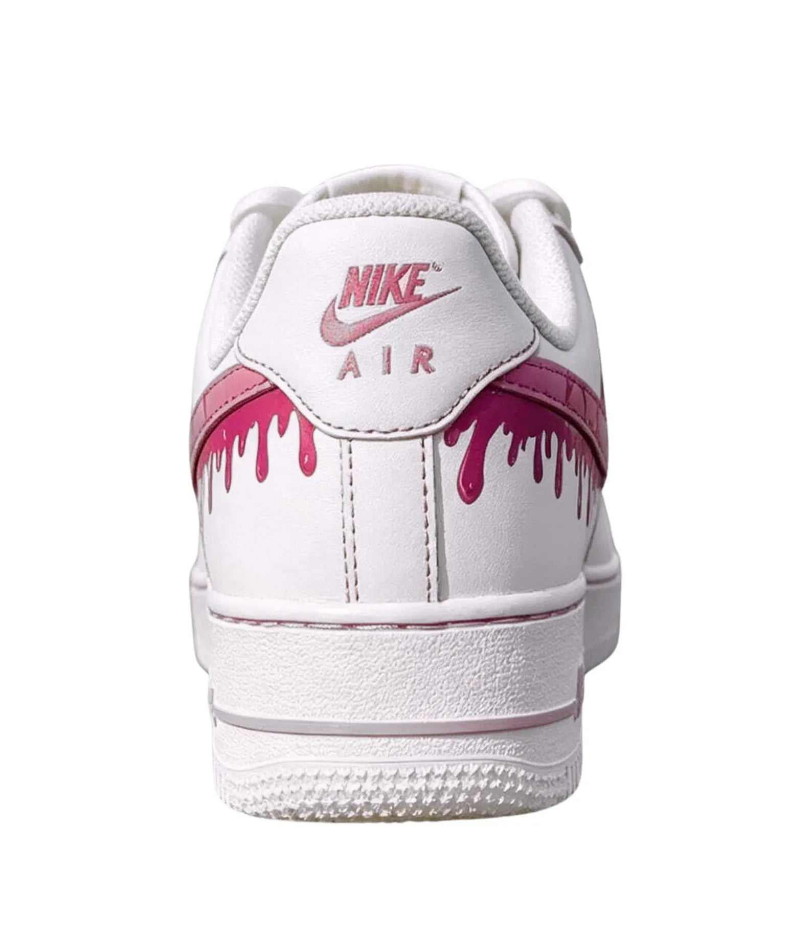 Hand Painted Pink Drip Sneakers