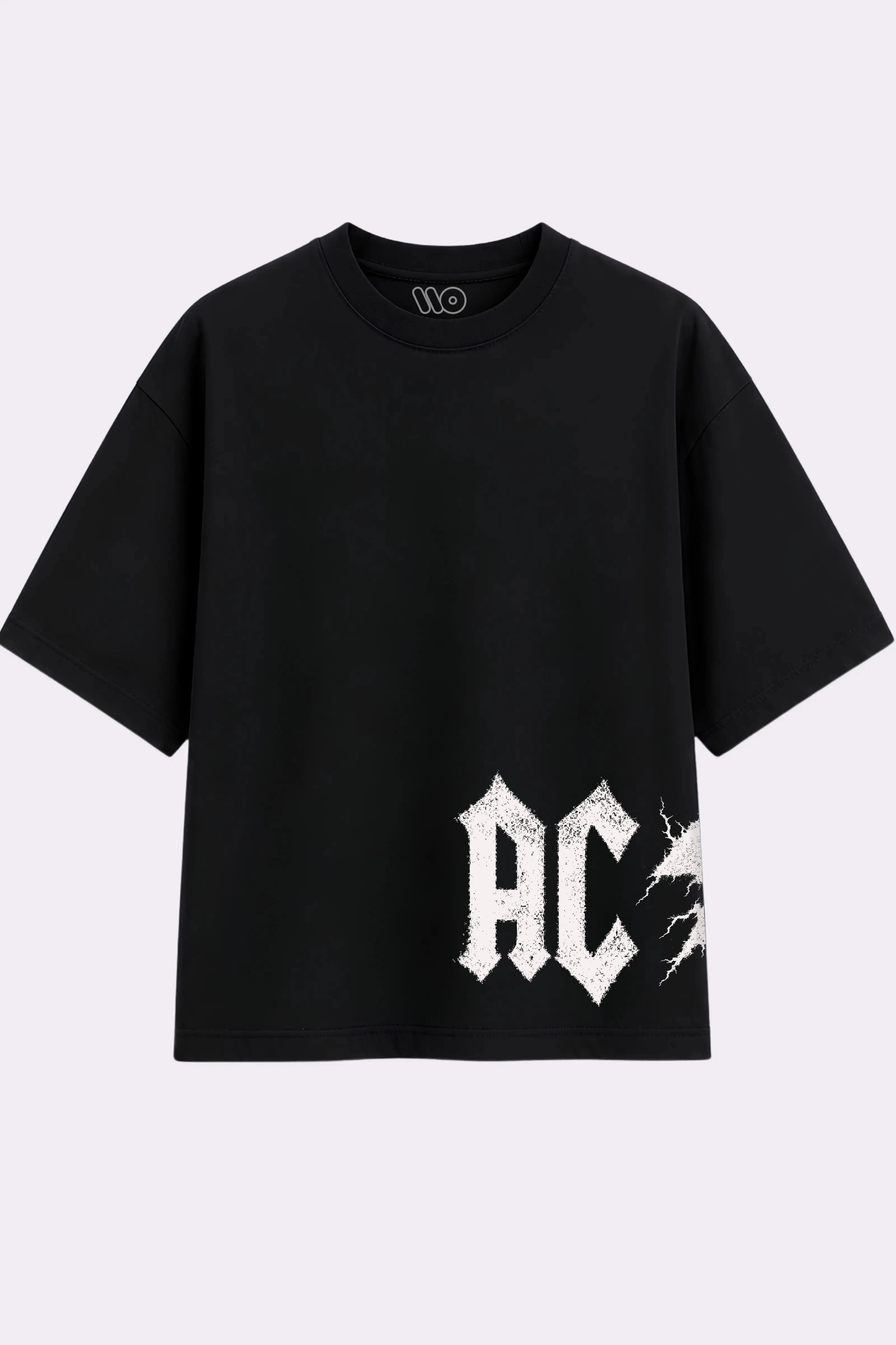 AC/DC Black Oversized T-Shirt
