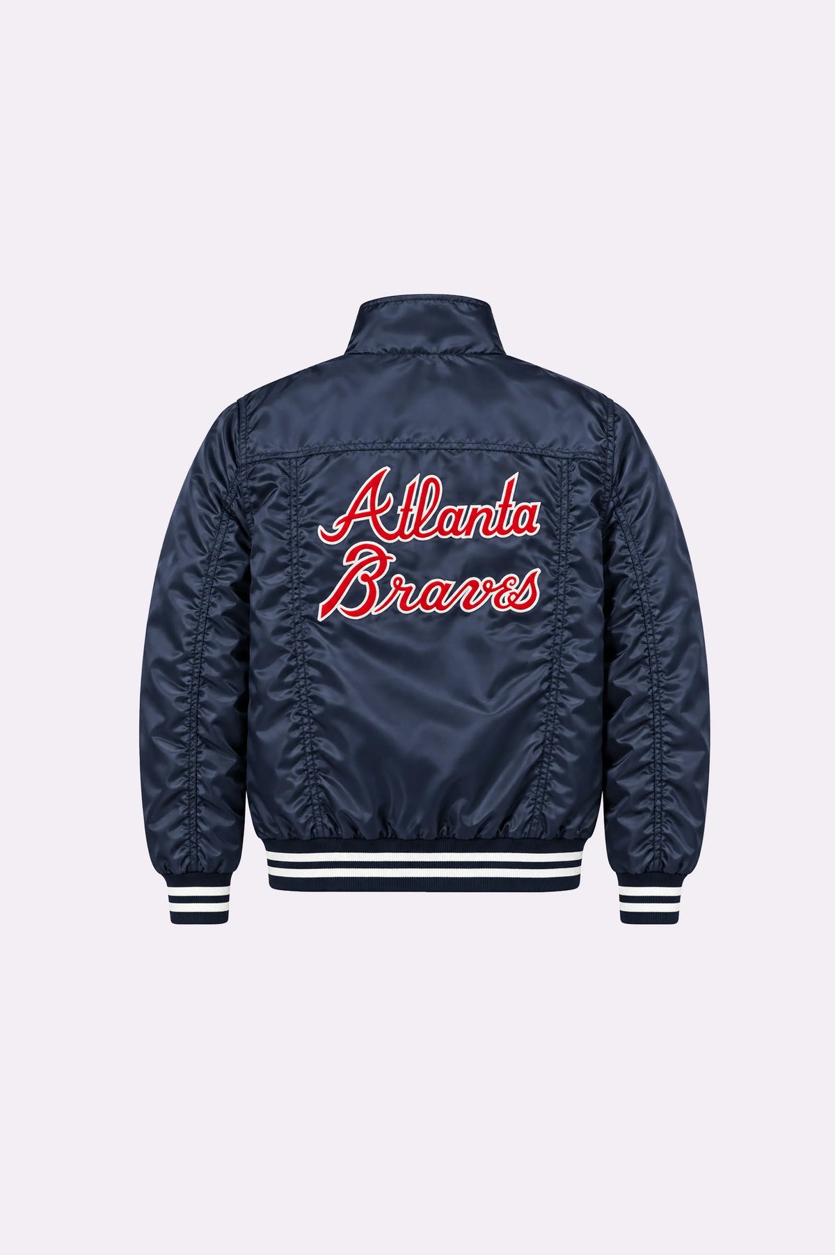 Atlanta Braves Satin Trucker Jacket