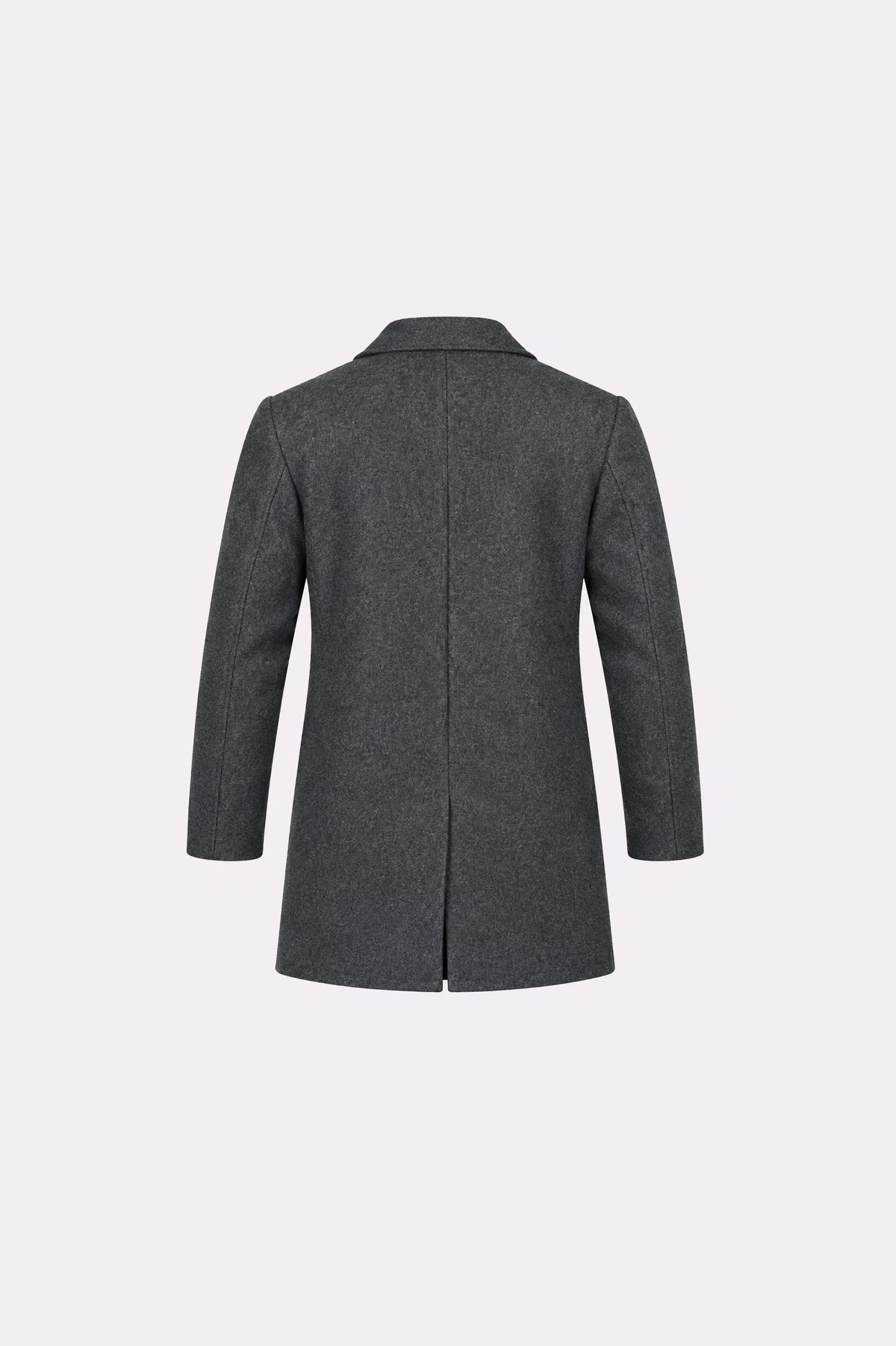Charcoal Grey Wool Coat