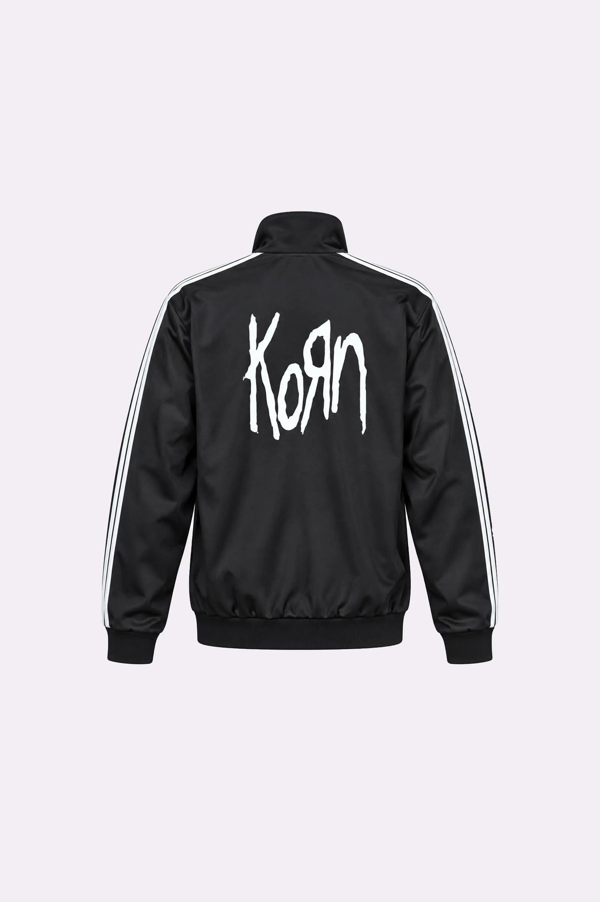 Black Zip-Up Track Jacket