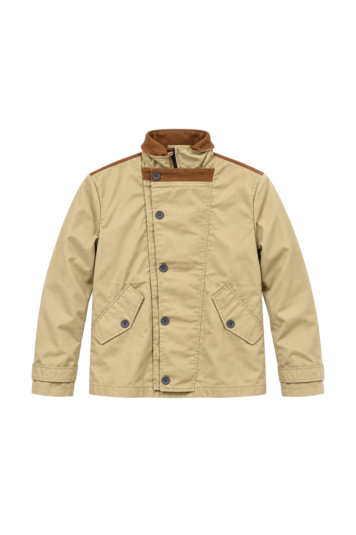 Tan Cotton Deck Jacket