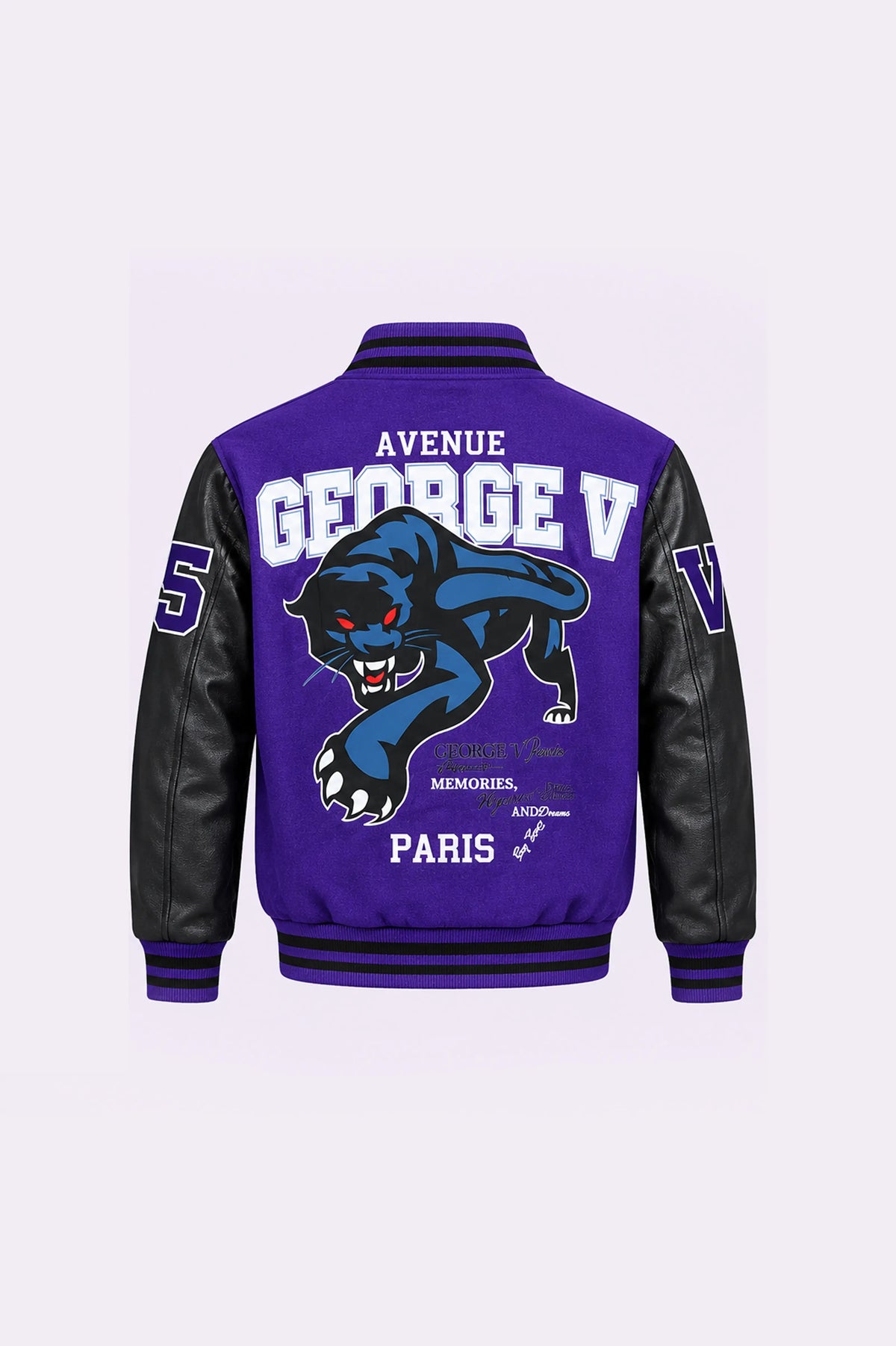George V Panther Varsity Jacket