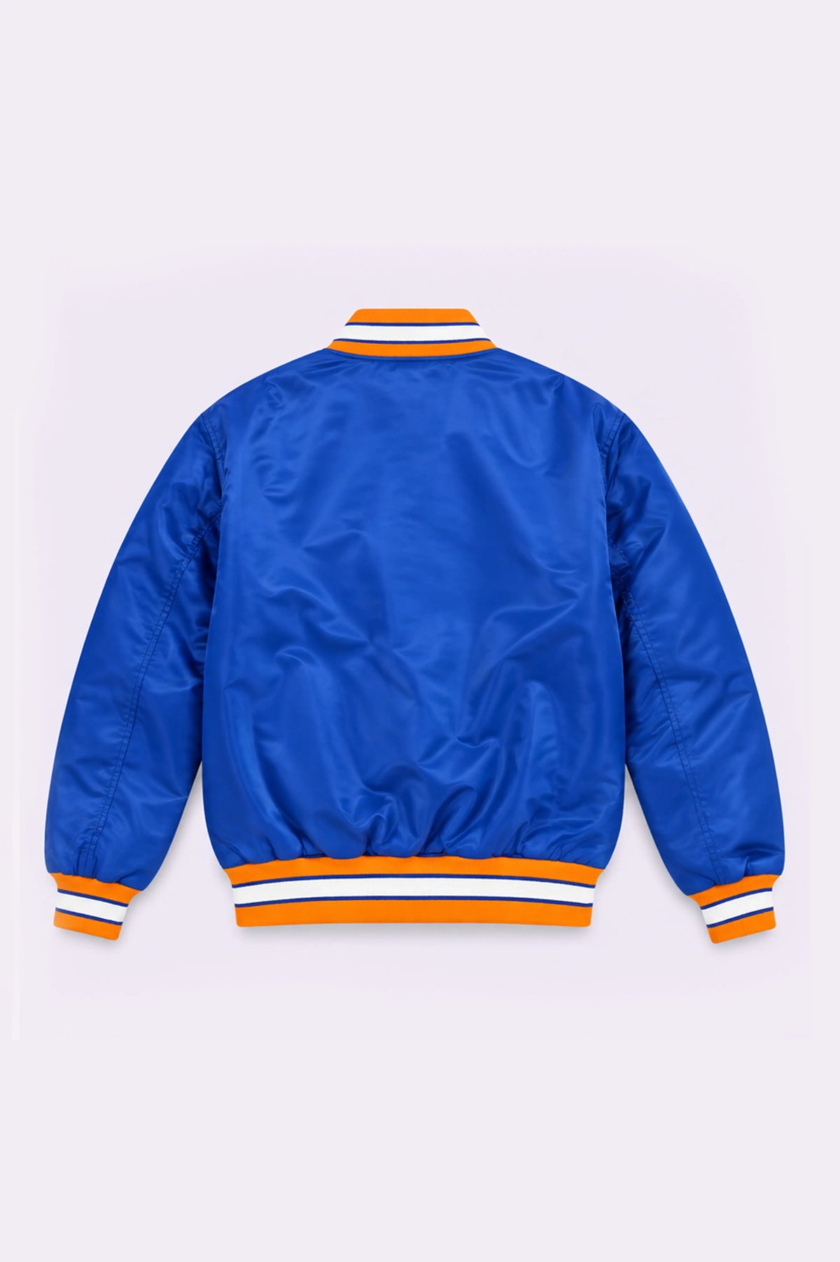 NY Knicks Basketball Satin Jacket - back view