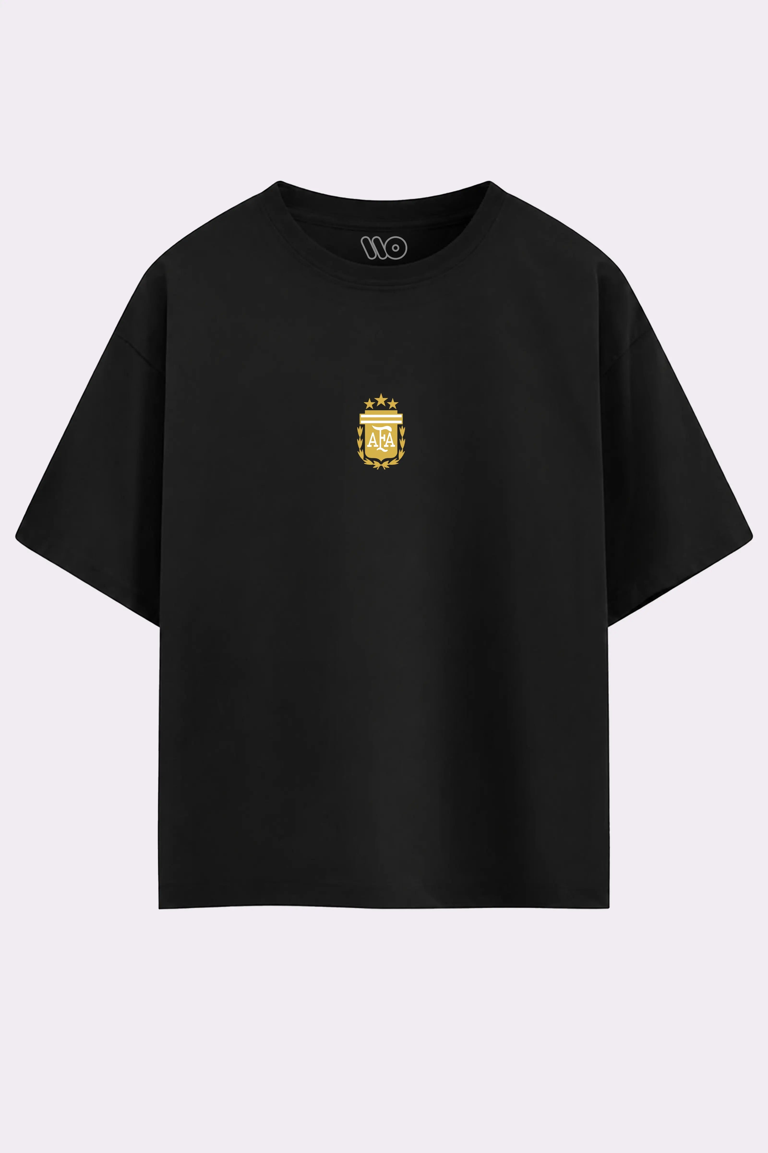 Messi 10 Oversized Black T-Shirt