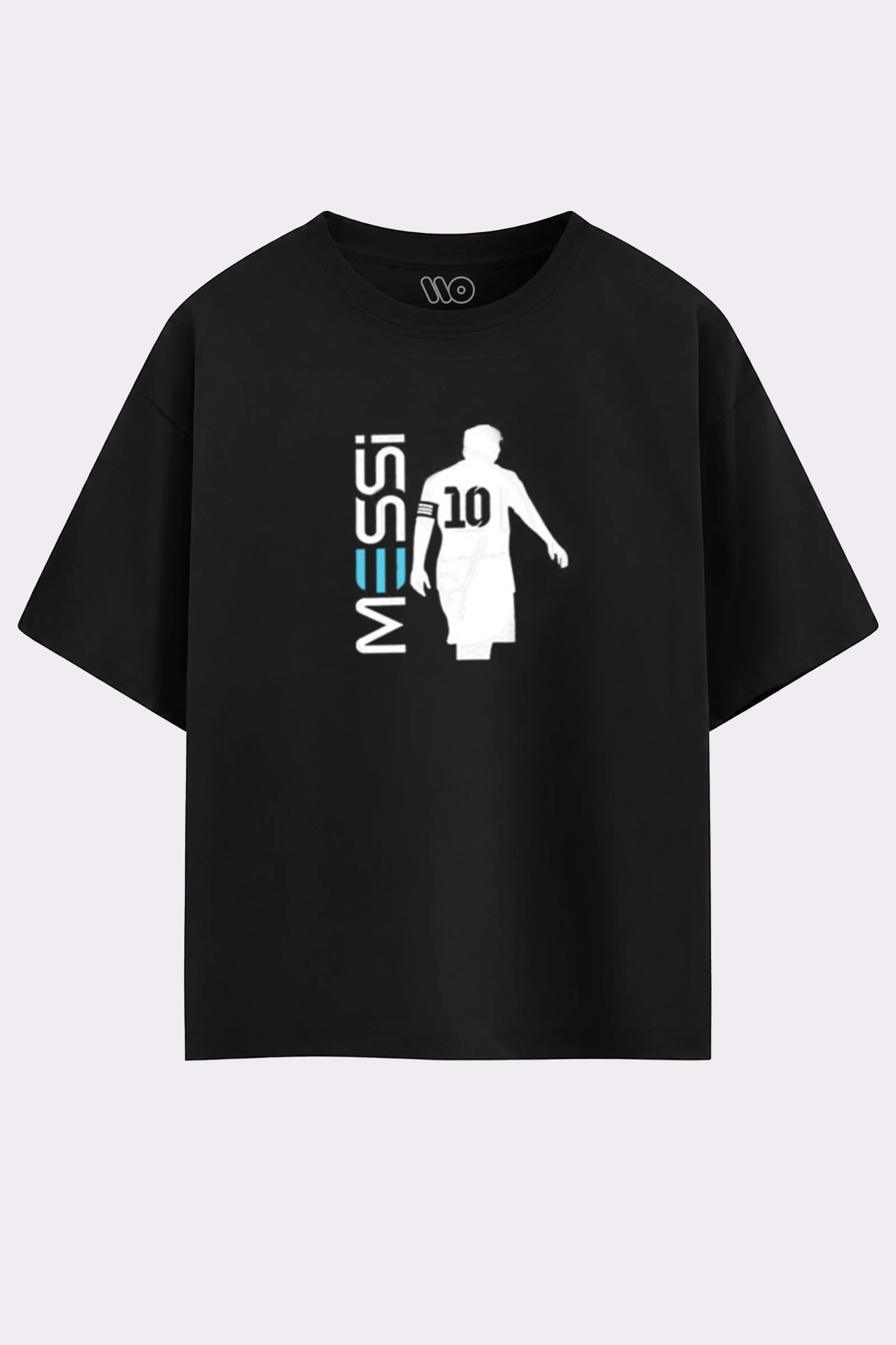 Messi Legend Black Oversized T-Shirt