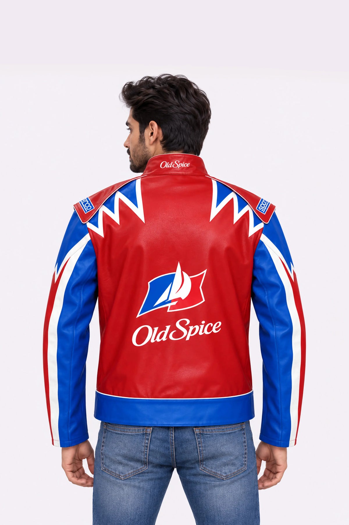 Old Spice Faux Leather Jacket