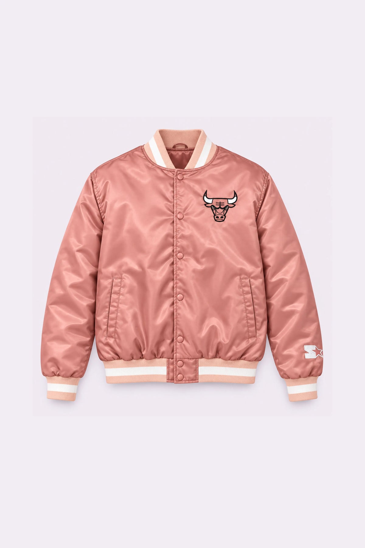 Chicago Bulls Satin Jacket - front view