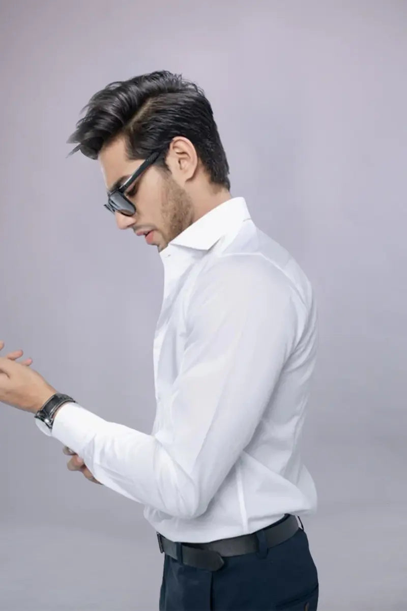 Pure White Shirt (Modern Fit)