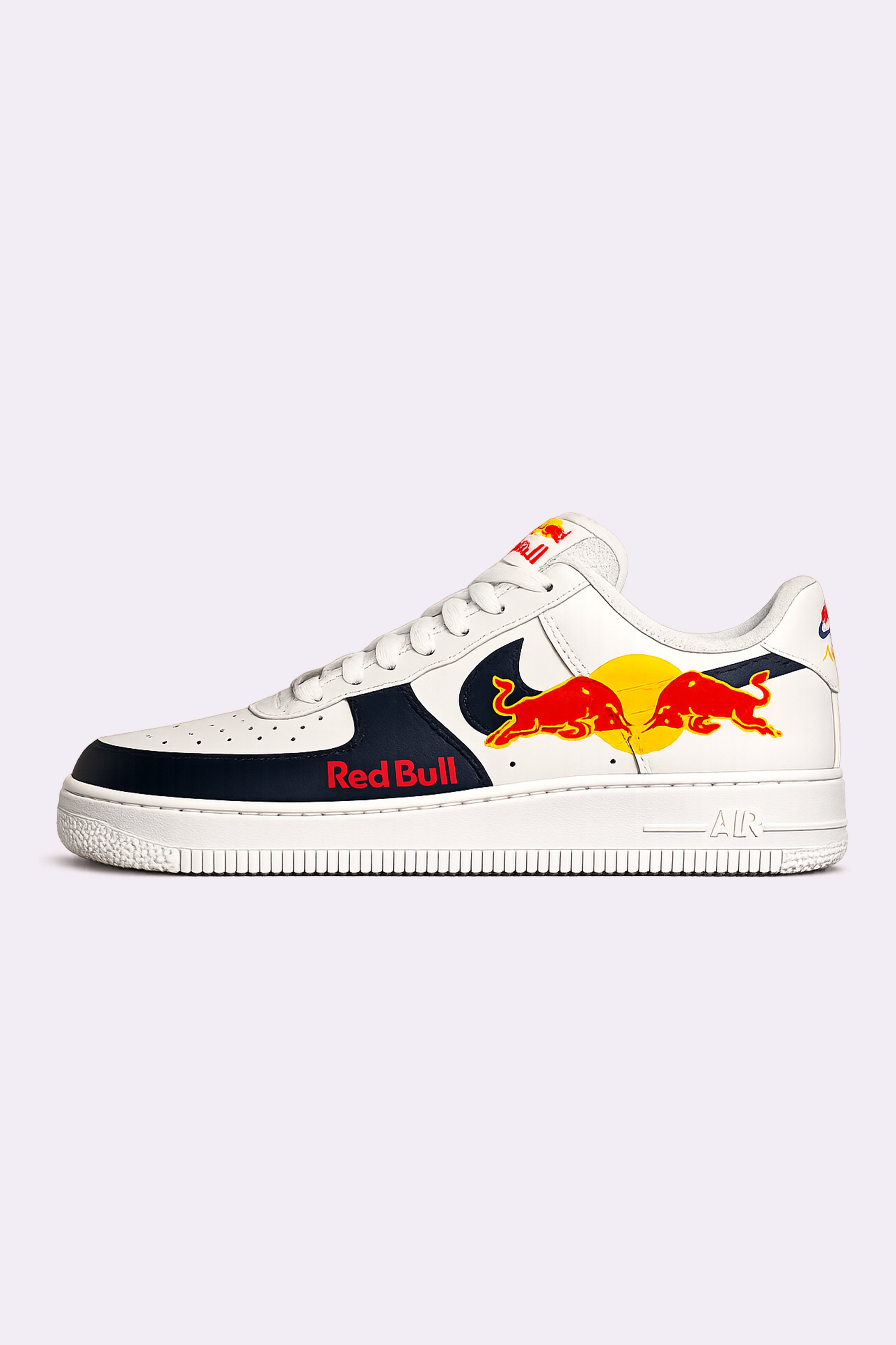 Hand Painted Red Bull AF1 Sneakers