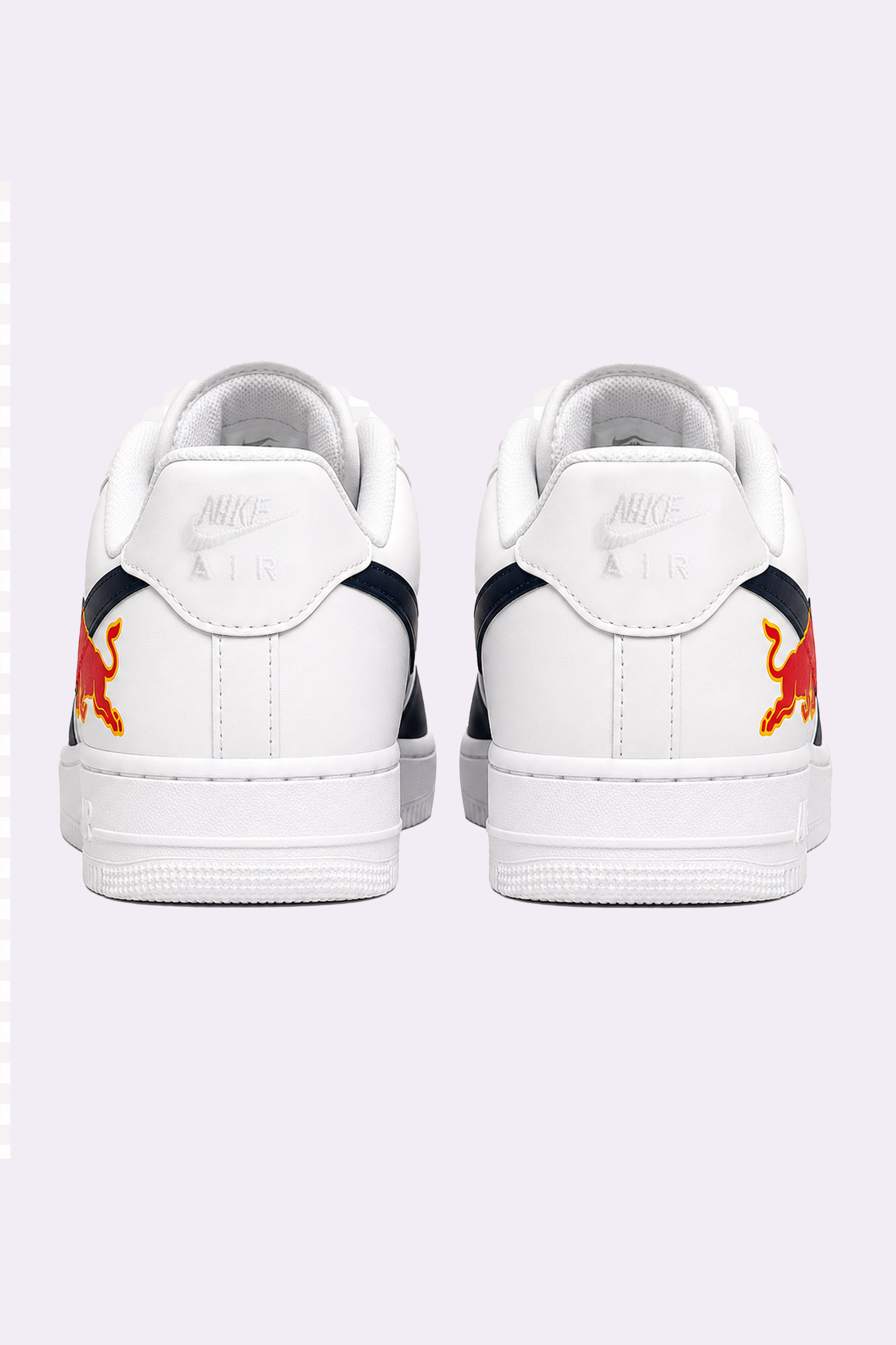 Hand Painted Red Bull AF1 Sneakers