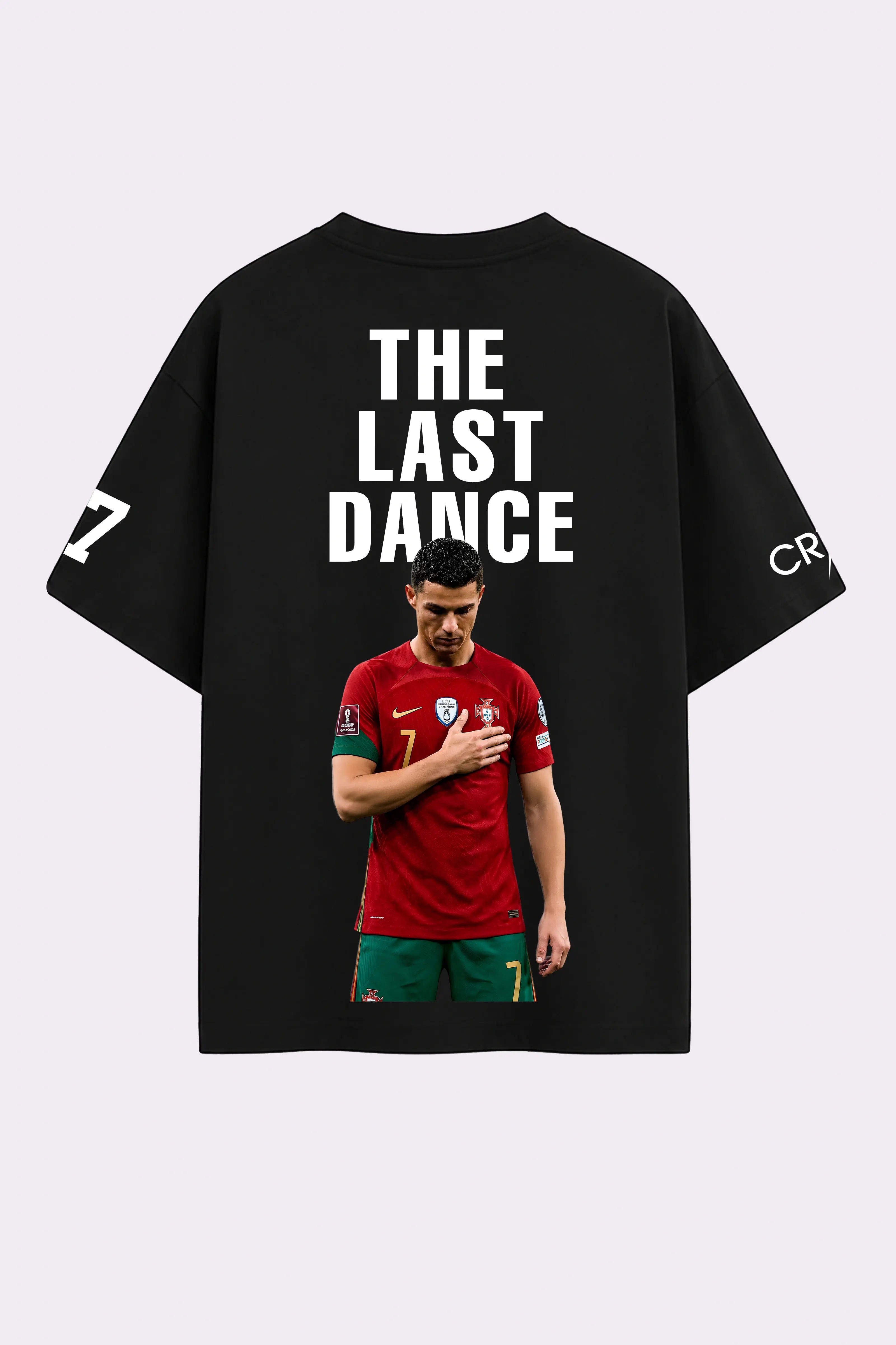 Ronaldo Legend Graphic Black T-Shirt