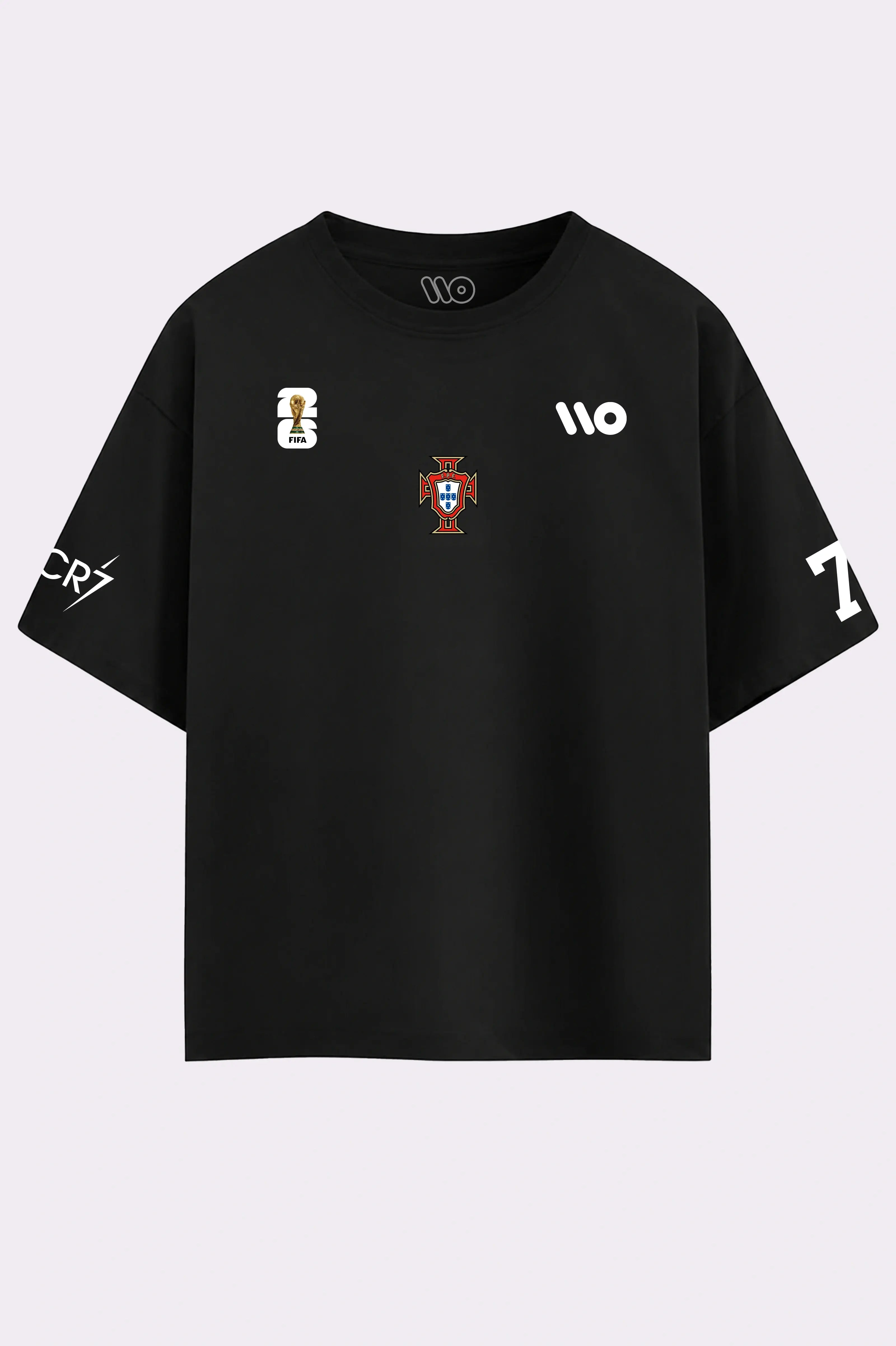 Ronaldo Legend Graphic Black T-Shirt