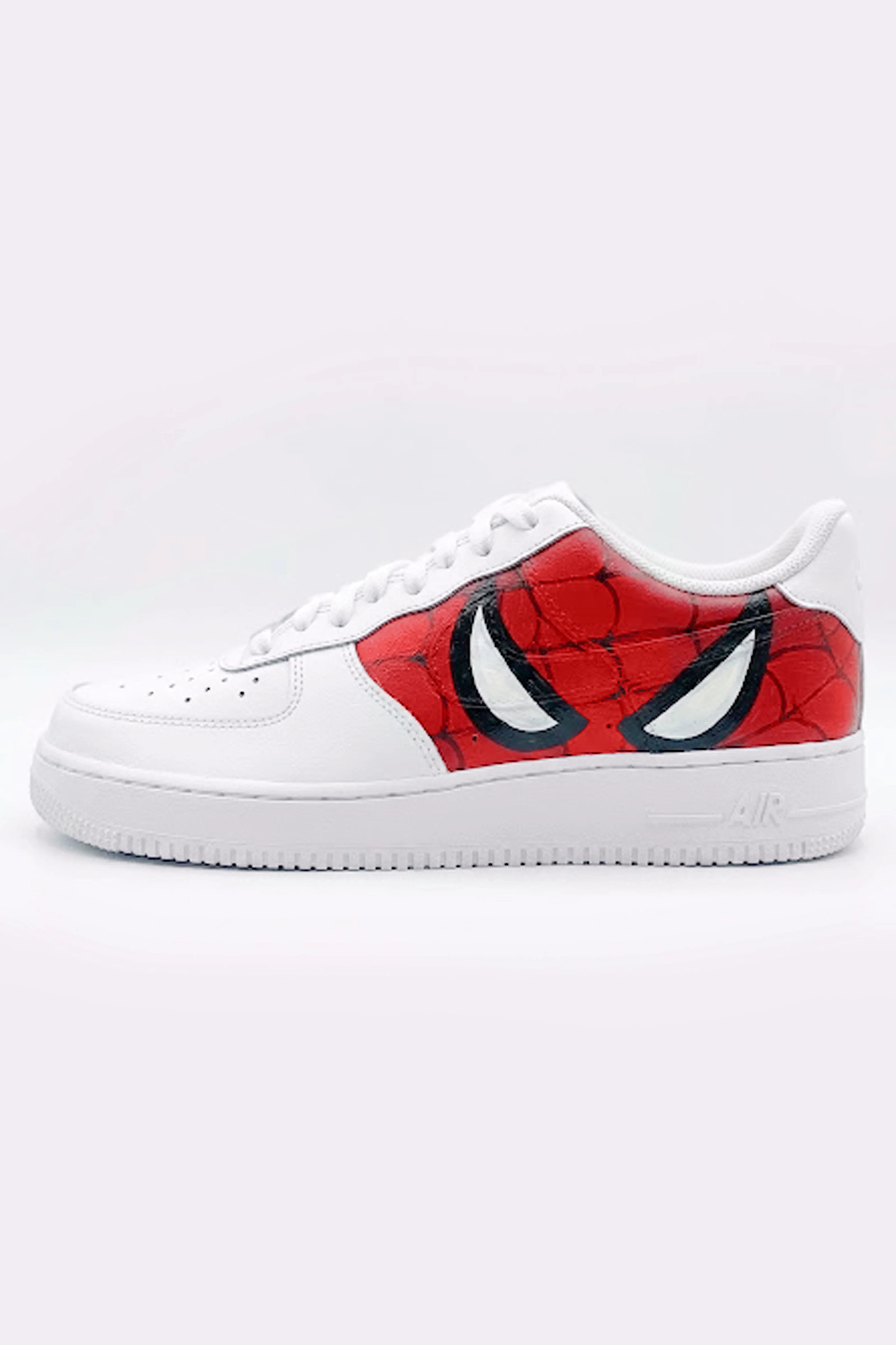 Spiderman Web Hand-Painted Sneakers