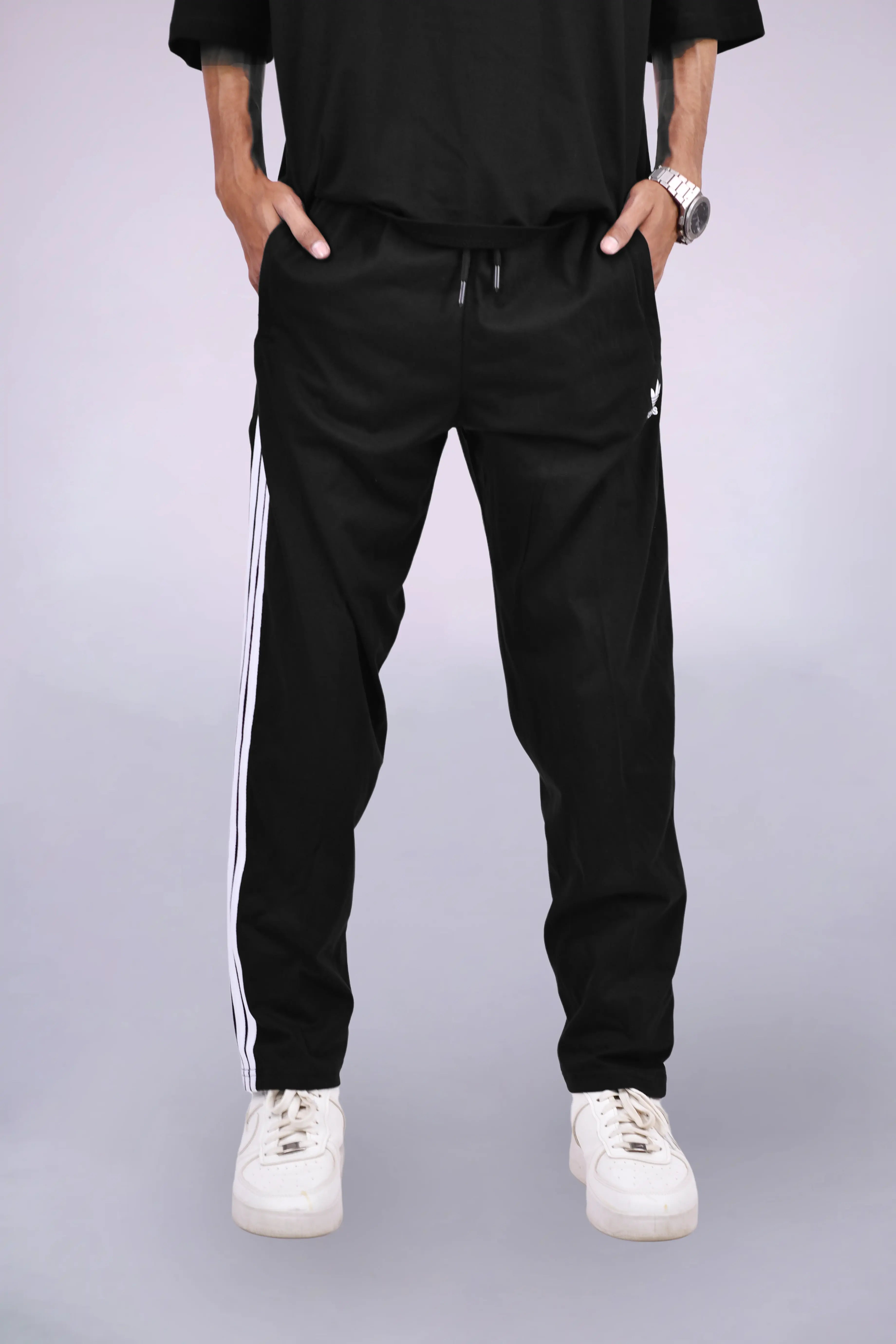 Men’s Adidas Firebird Classic Black Trousers