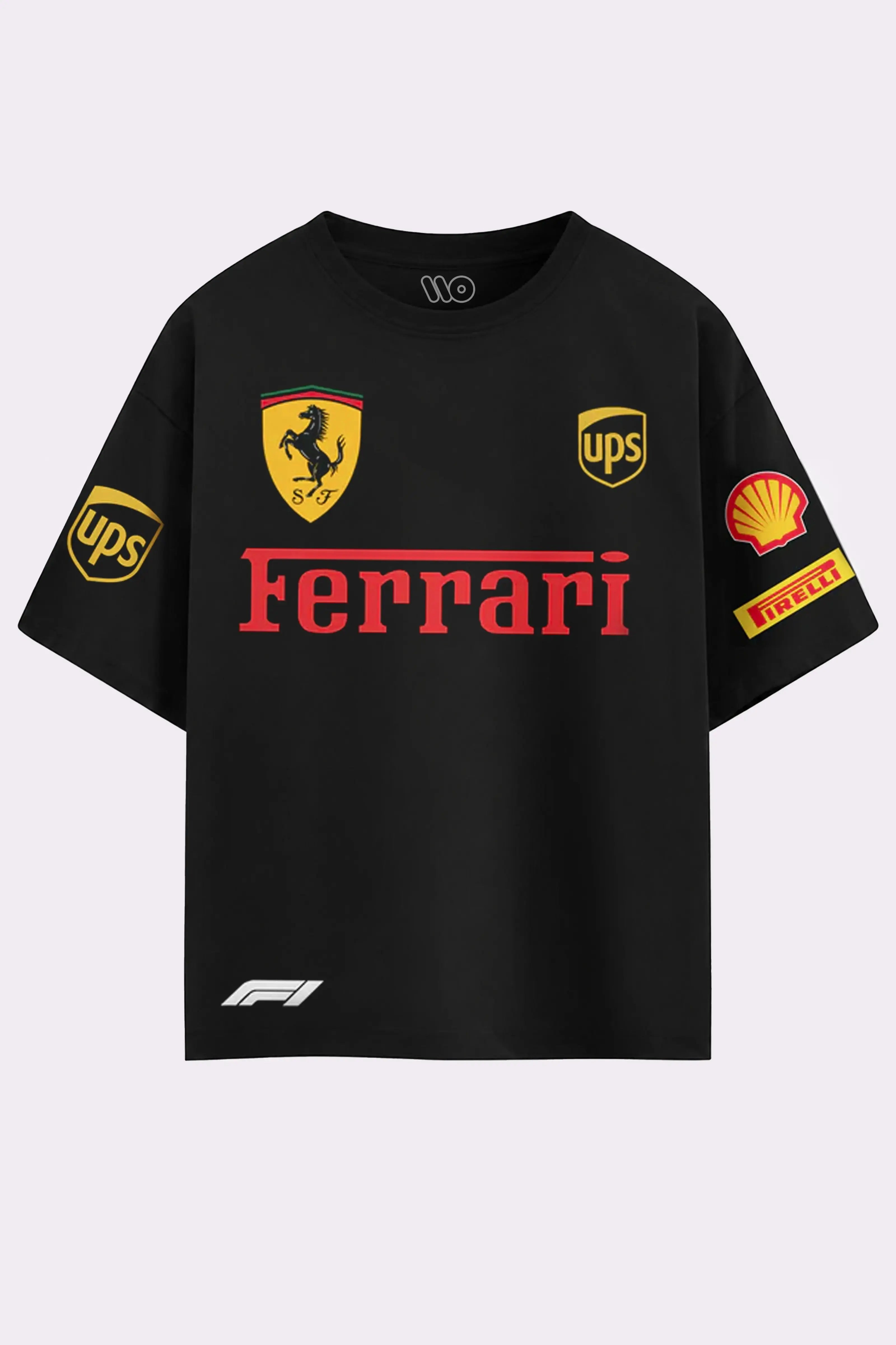 Ferrari Racing Black T-Shirt