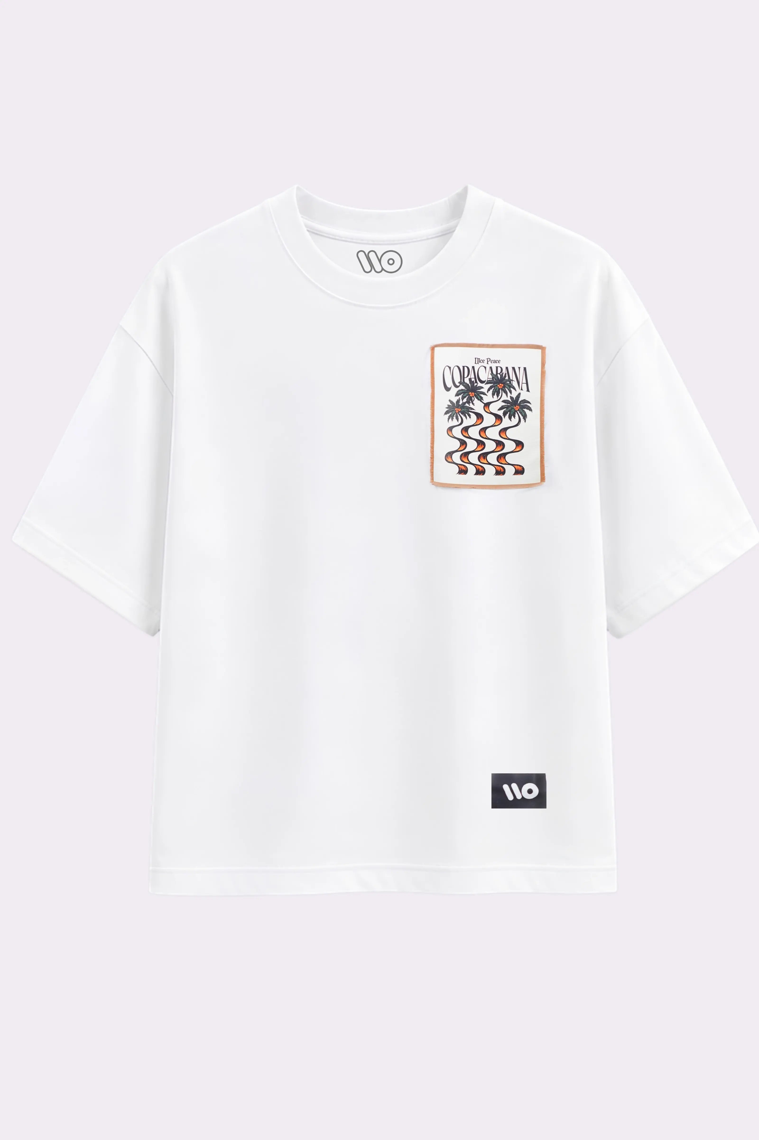Copacabana White Oversized T-Shirt
