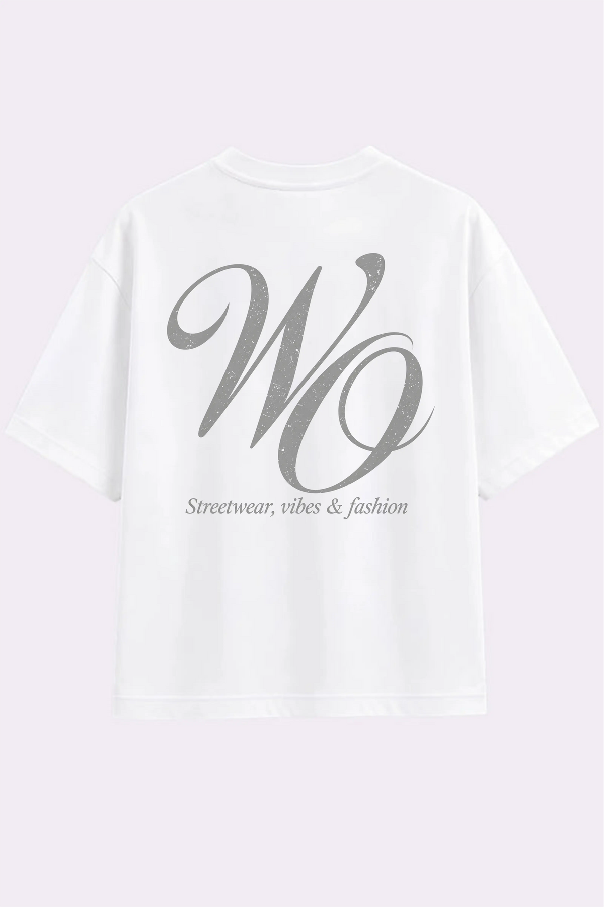 Vibes White Oversized Streetwear T-Shirt