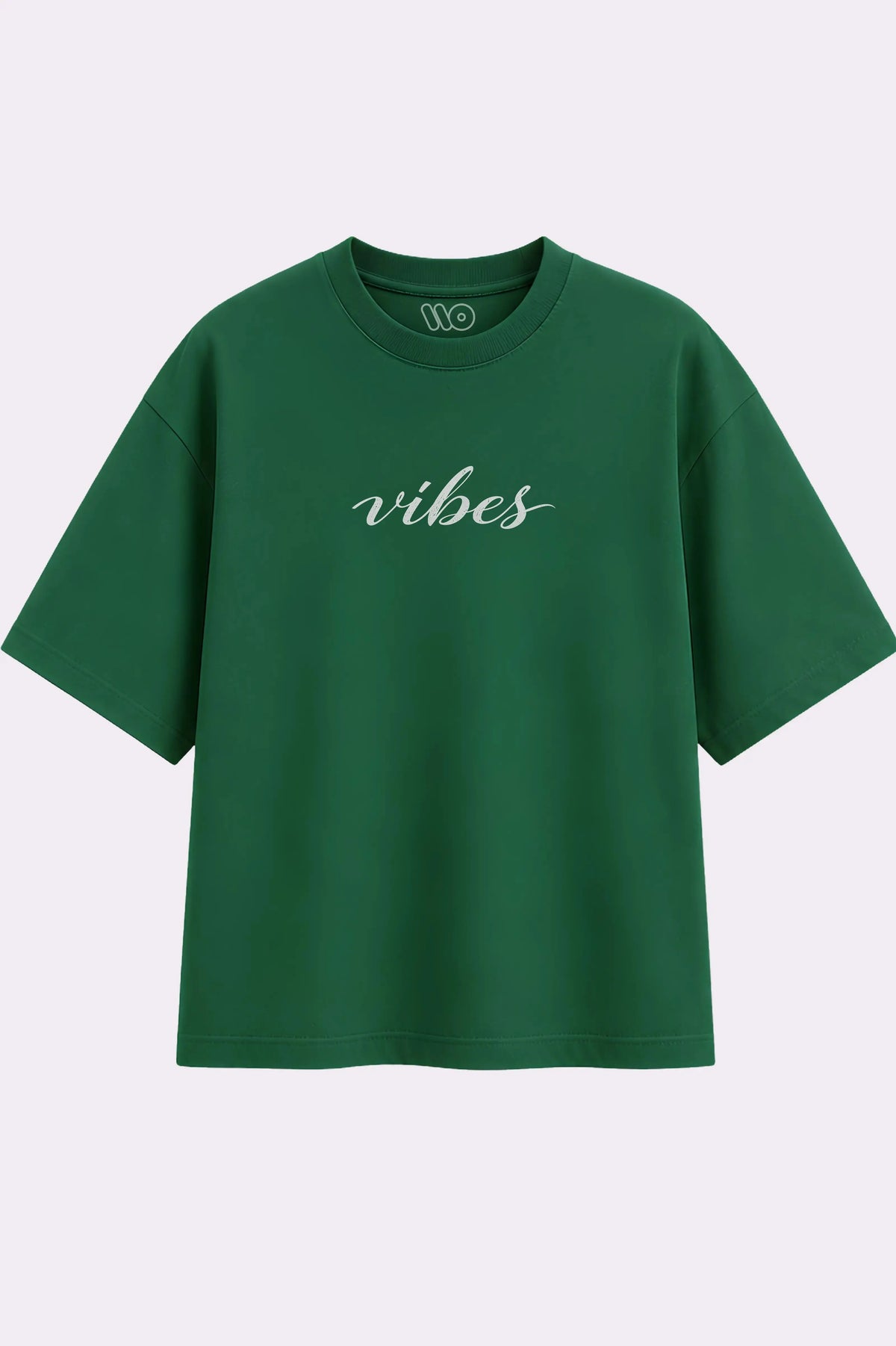 Vibes Green Oversized Streetwear T-Shirt